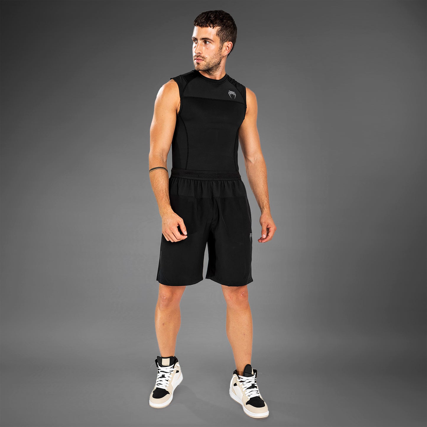 Venum G-Fit Air Rashguard ärmellos – Schwarz