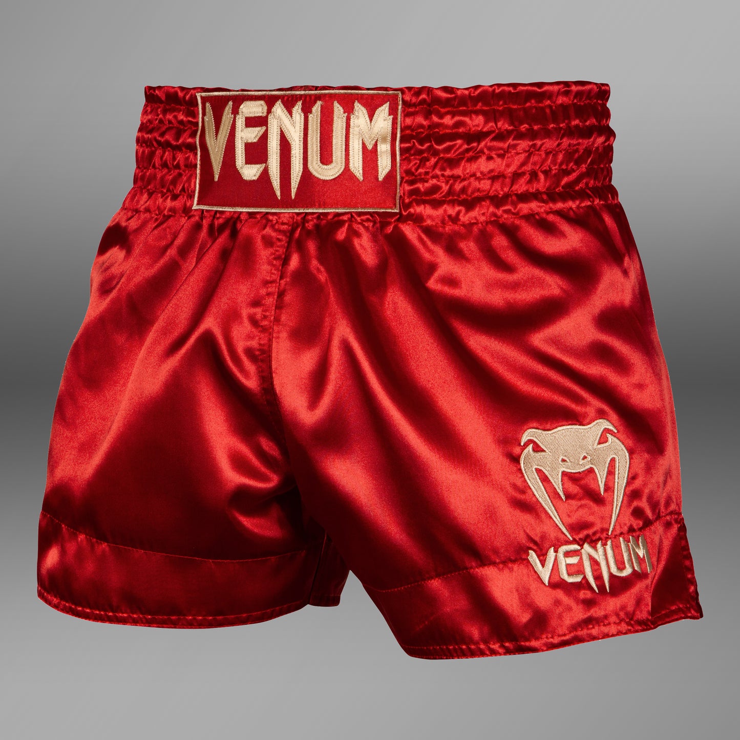 Venum Classic Shorts Muay Thai - Bordeaux/Gold
