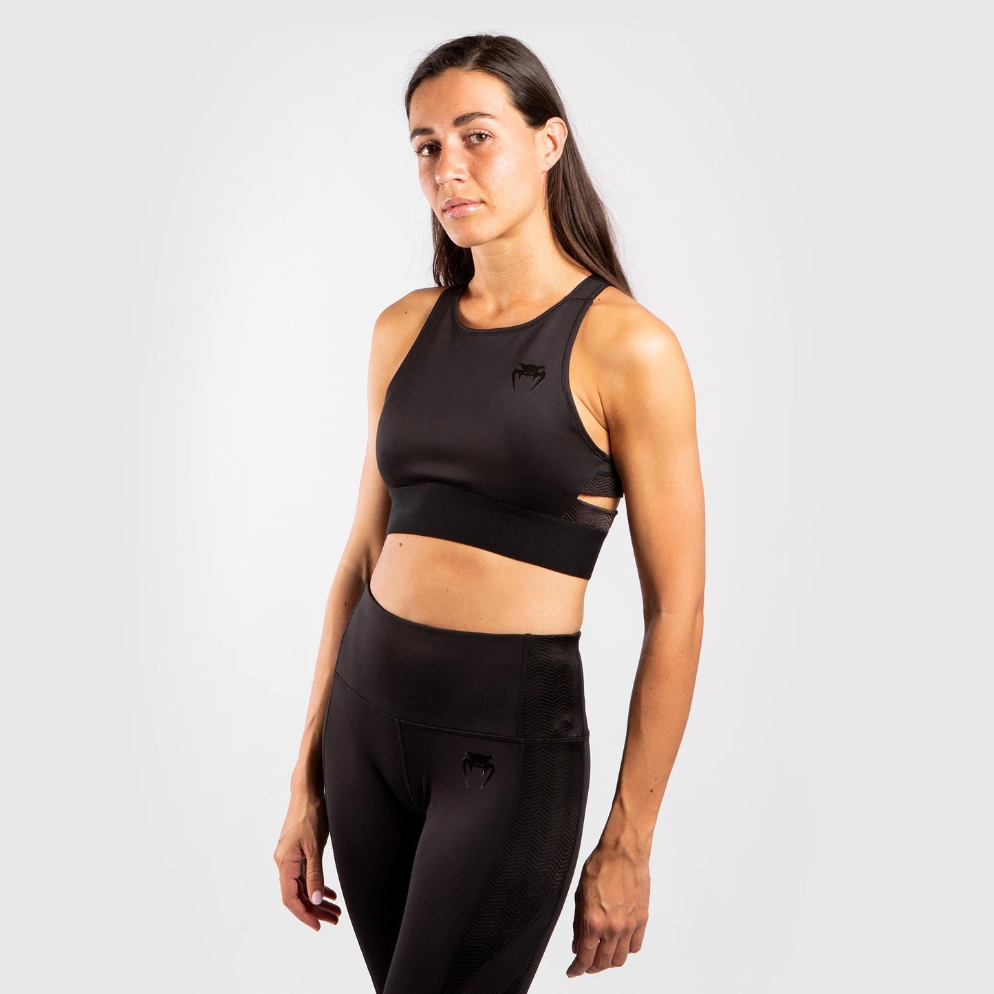 Venum G-fit Sport-BH – Schwarz / Schwarz