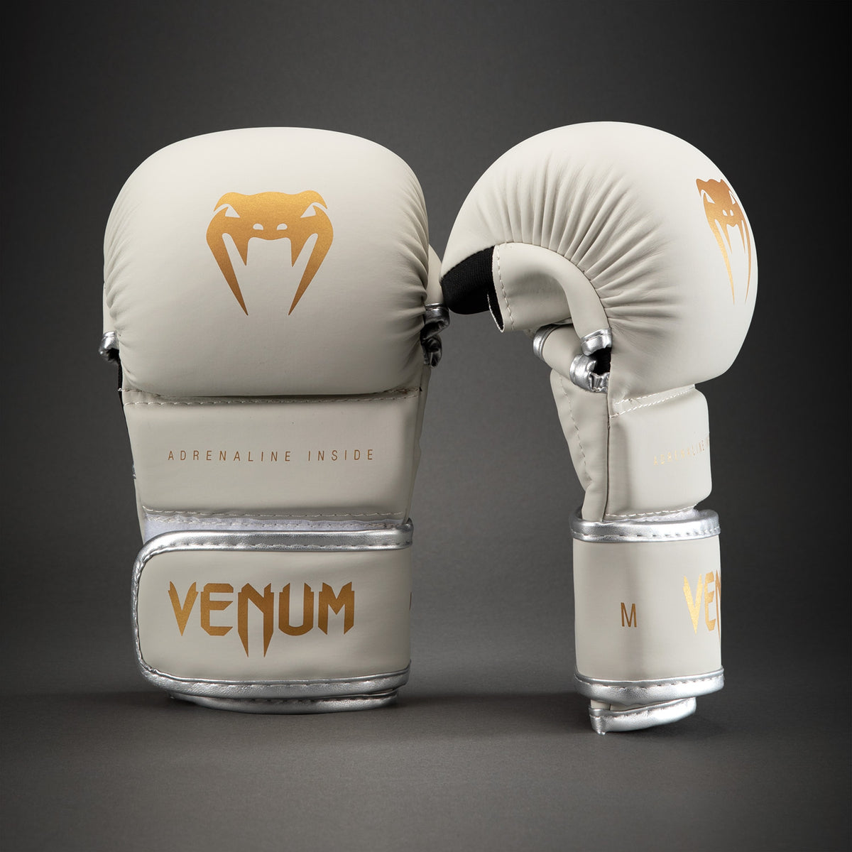 Venum Contender 1.5 MMA-Sparringhandschuhe - Elfenbein/Gold