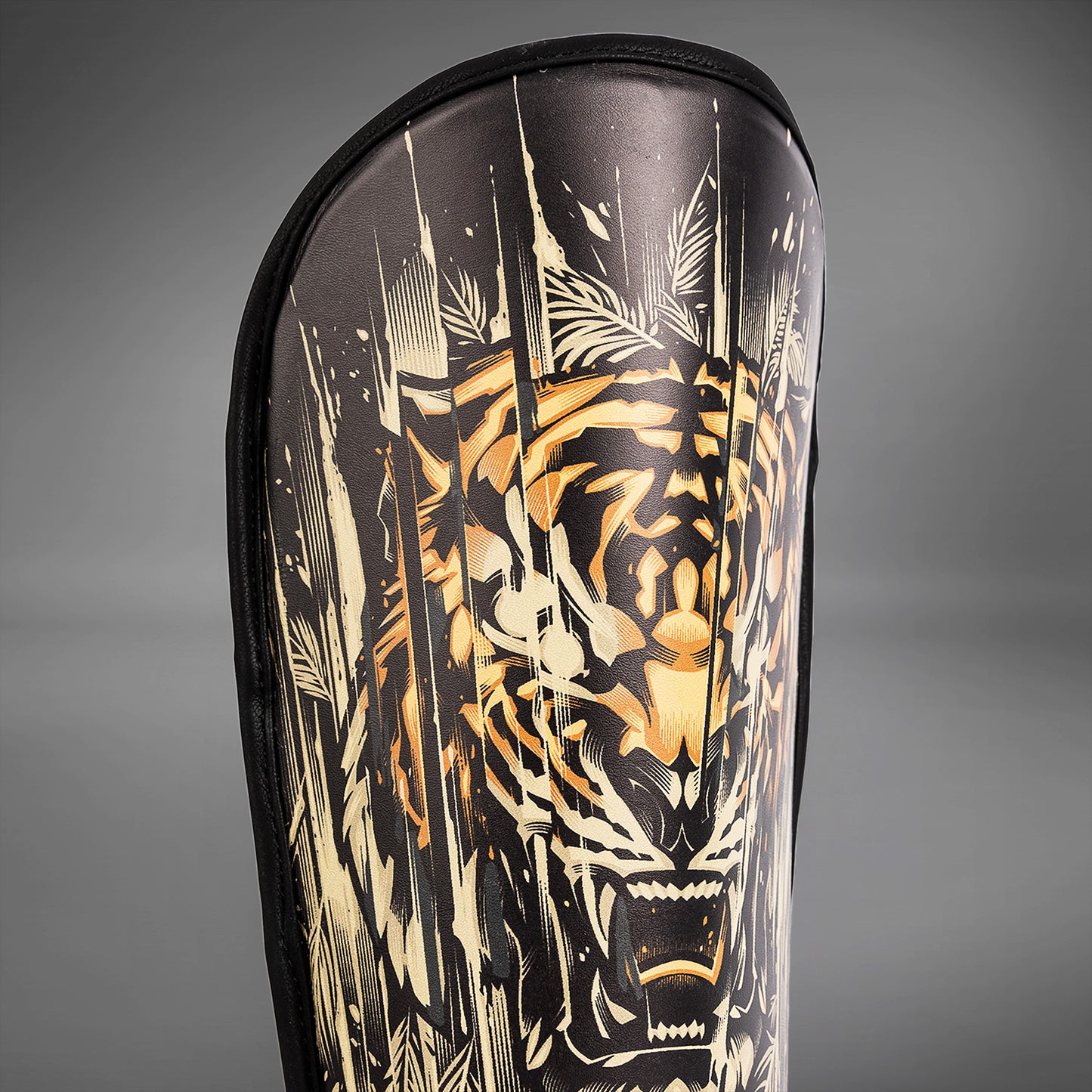 Venum Tiger Kinder Schienbeinschoner - Schwarz/Neon Orange