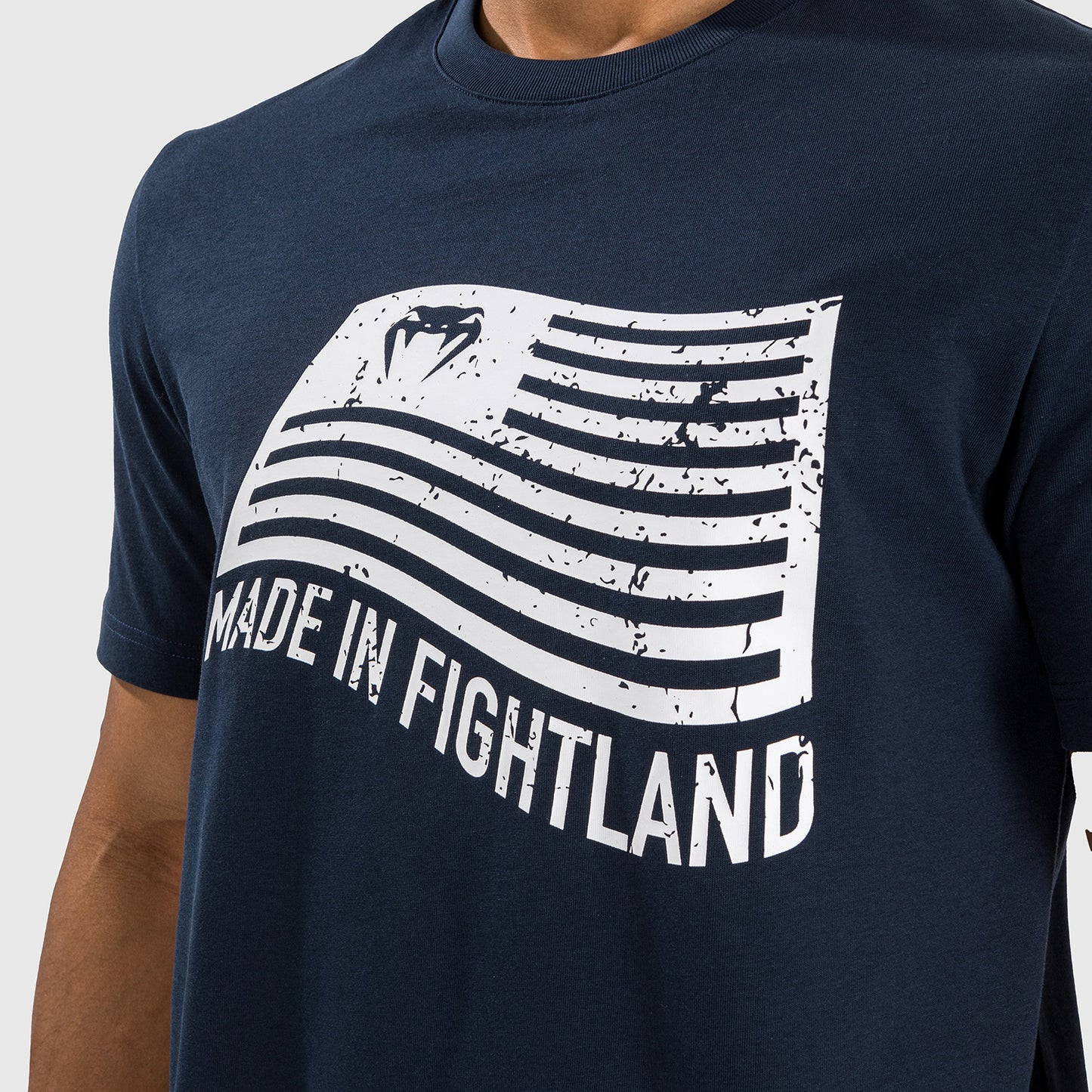 Venum Made in Fightland T-Shirt - Marineblau/Weiß