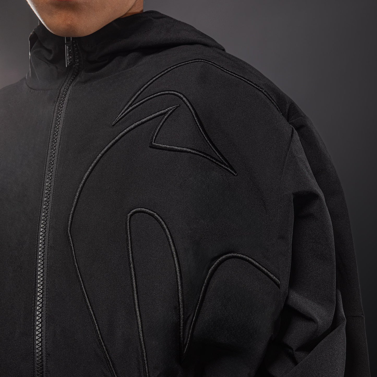 Venum Giant 3D Trainingsjacke für Kinder – Schwarz