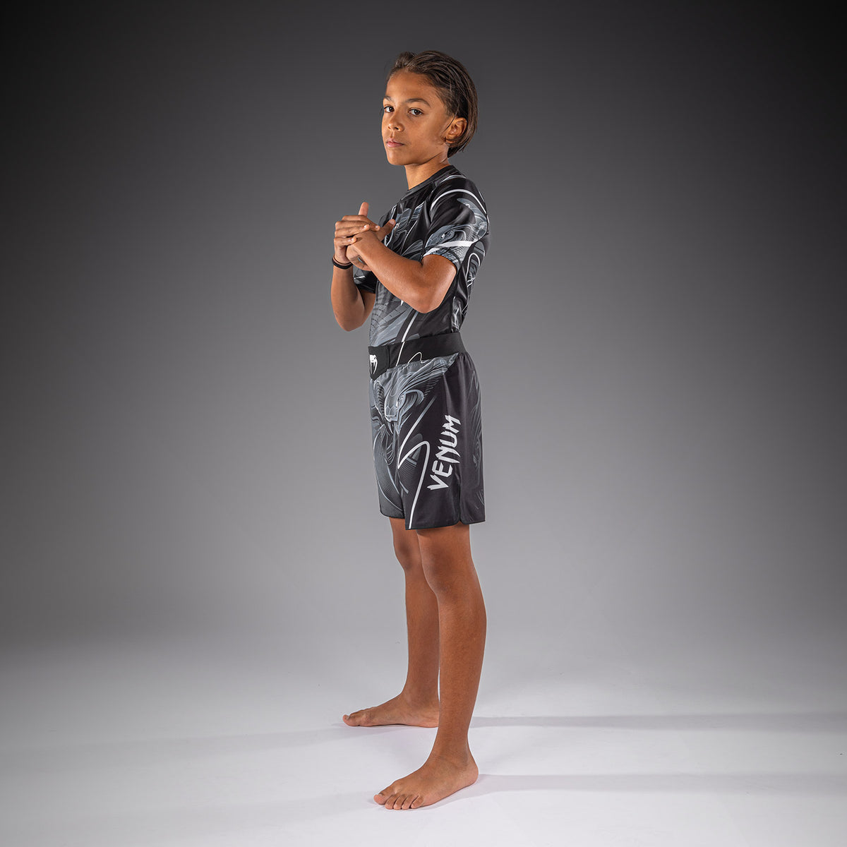 Venum Crimson Viper 2.0 Kinder-Fightshorts - Schwarz/Grau