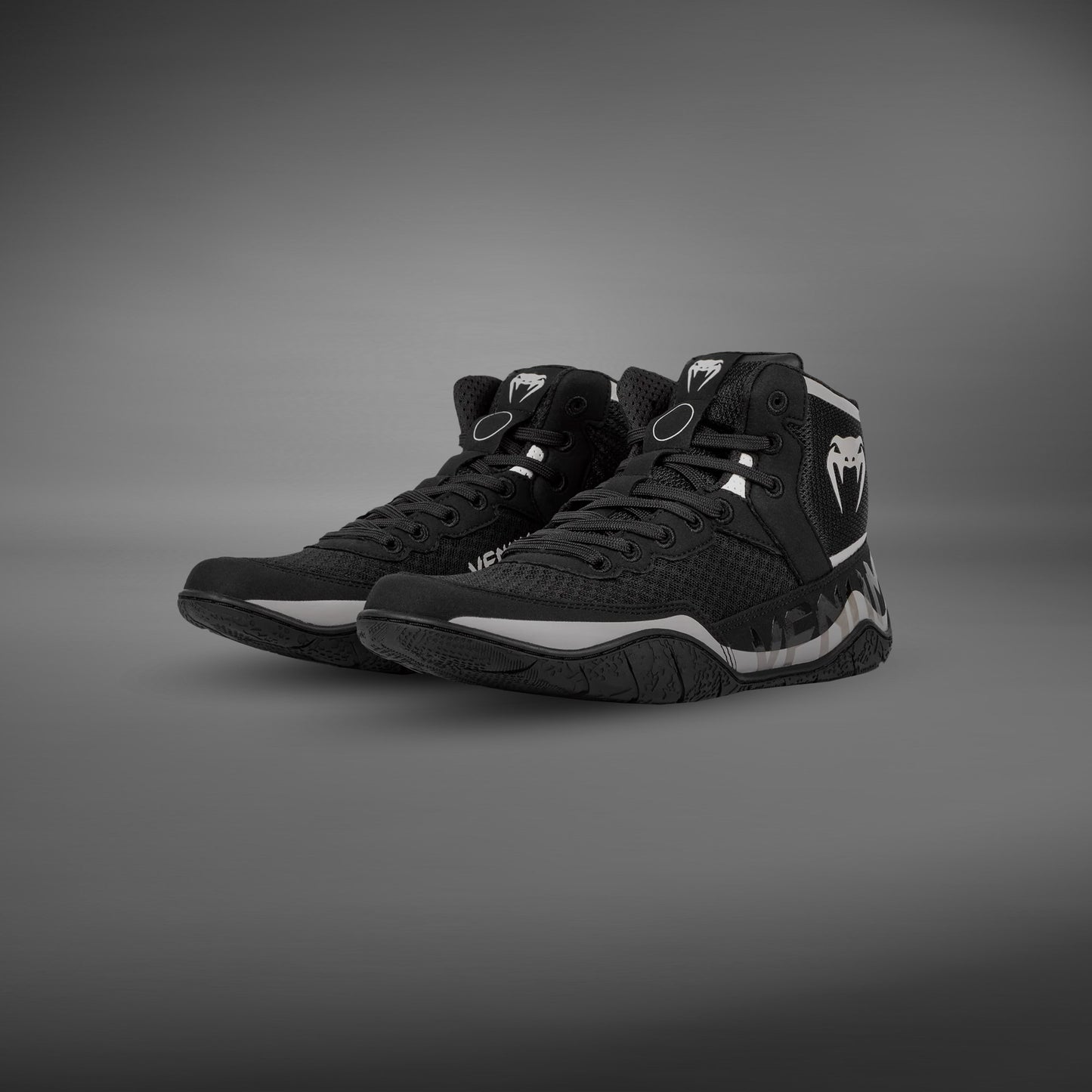 Venum Elite Wrestling Schuhe - Schwarz/Sand