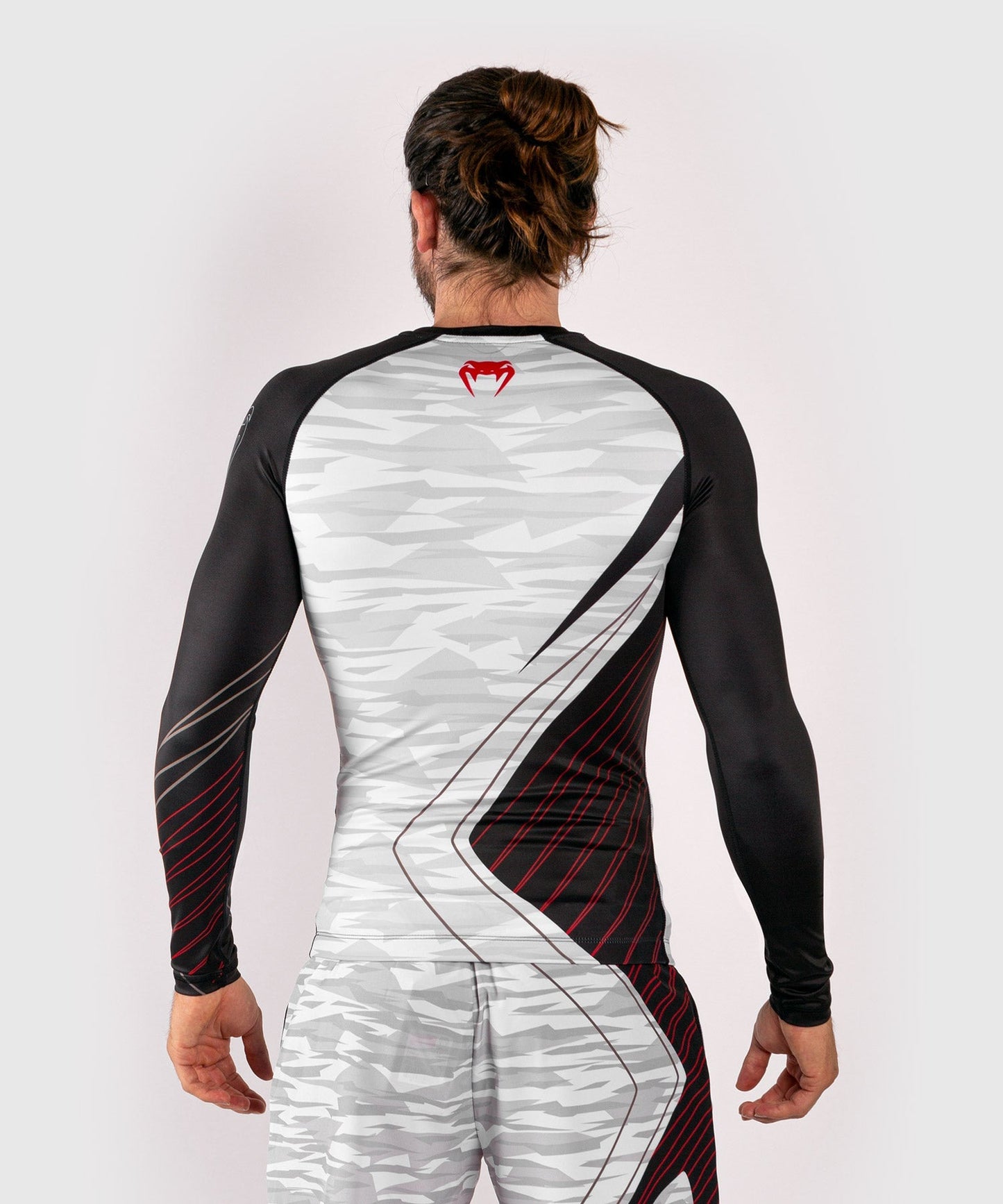 Venum Contender 5.0 Rashguard - Lange Ärmel - White/Camo