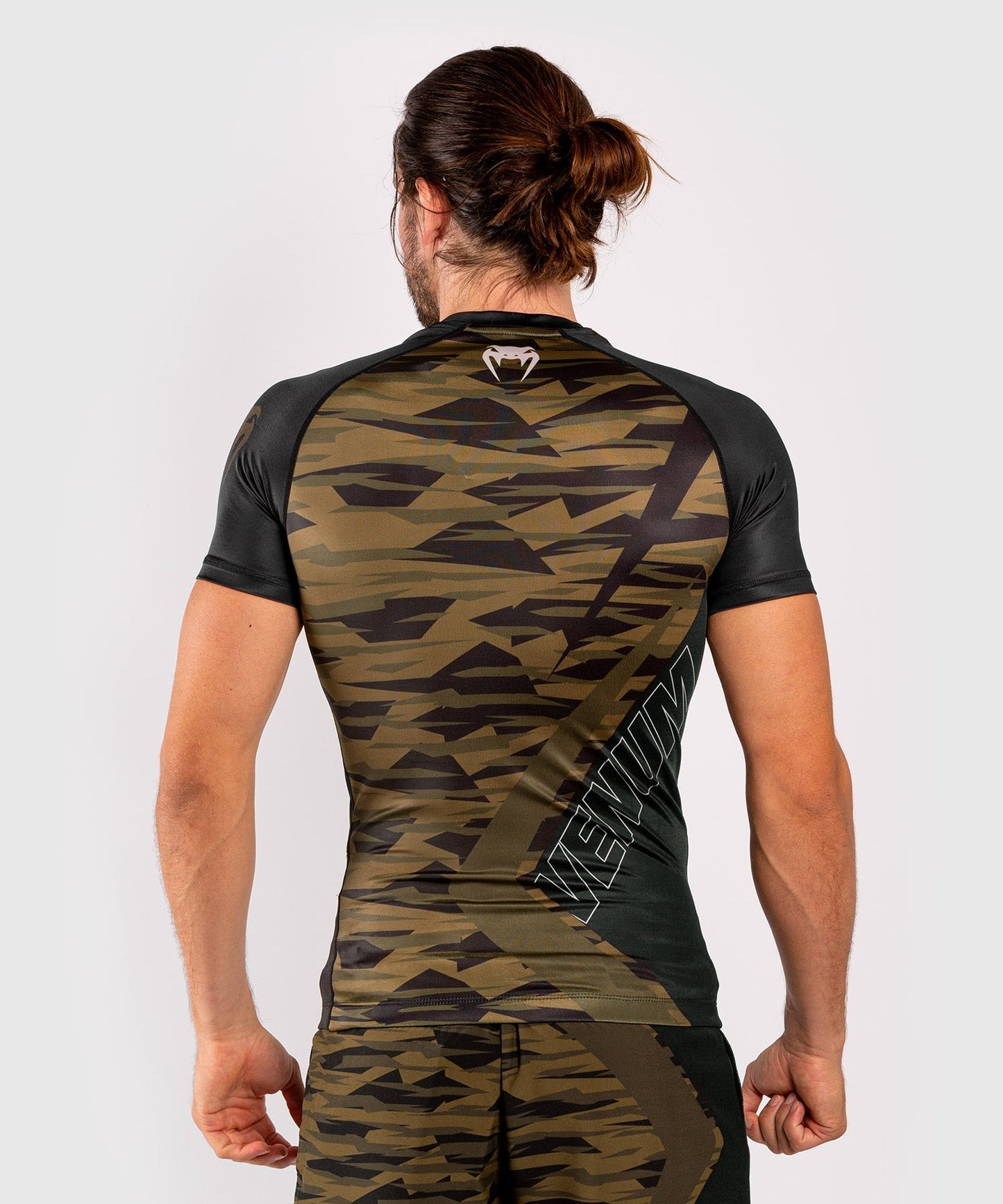 Venum Contender 5.0 Rashguard - Kurze Ärmel - Khaki Camo