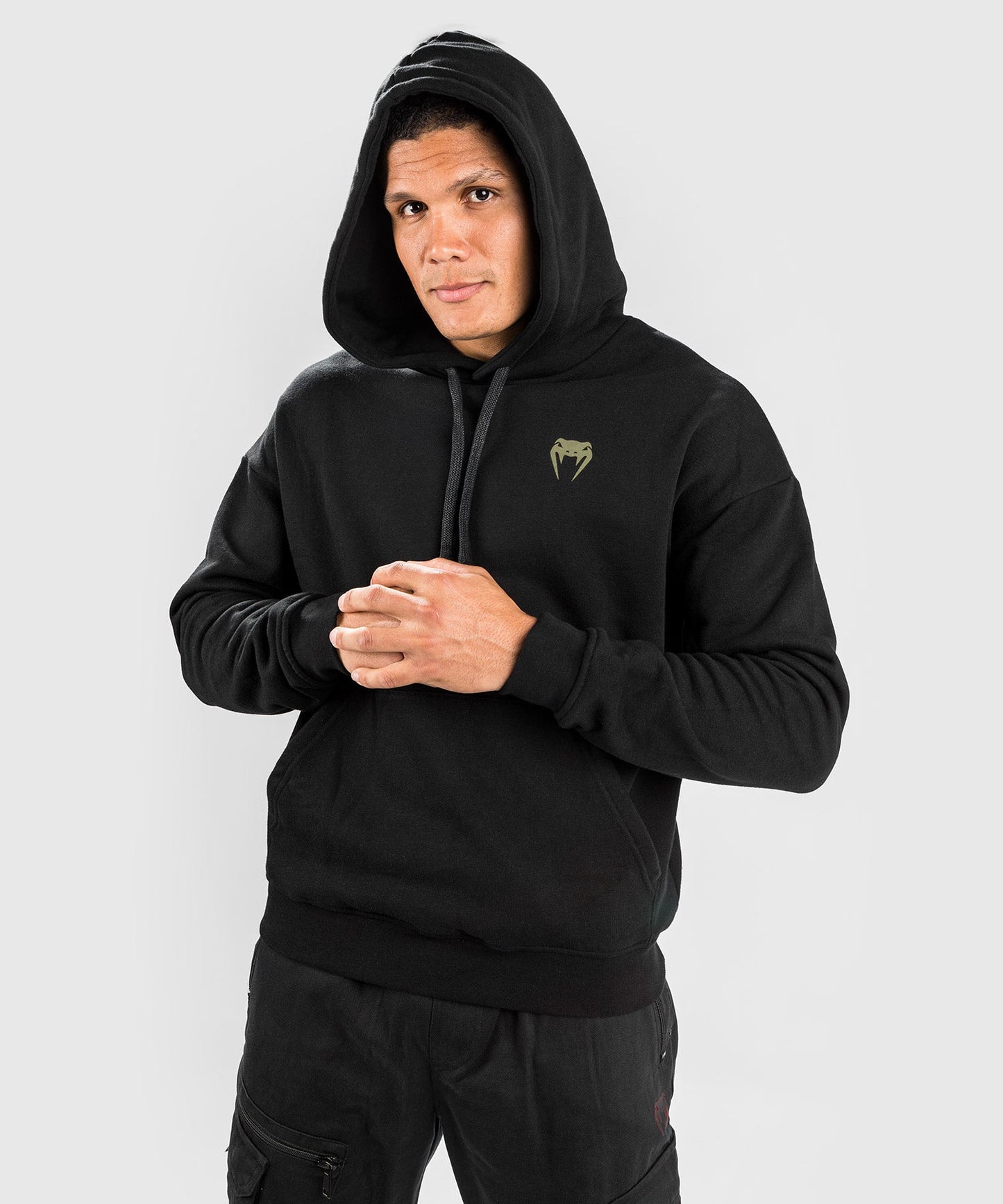 Venum Fangs Kapuzen-Sweatshirt – übergroße Passform – schwarz