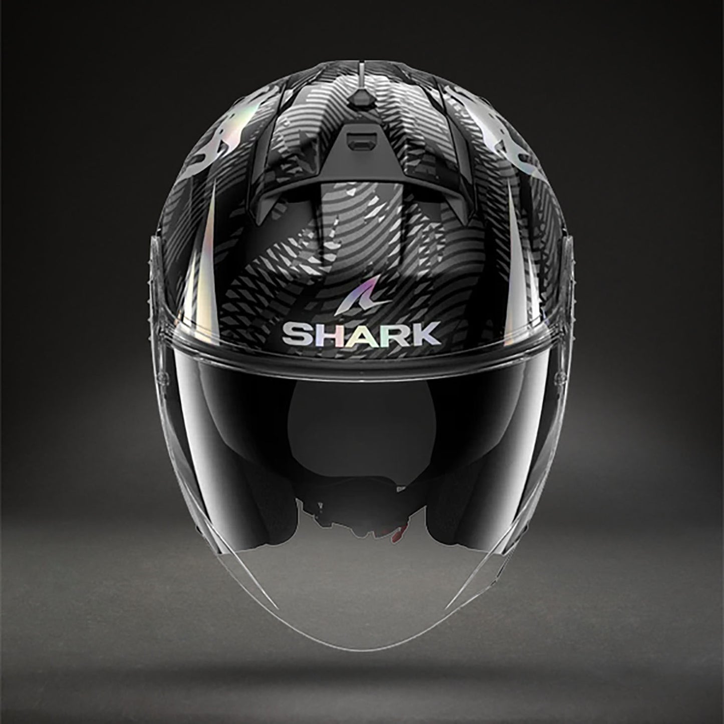 Venum x Shark SKWAL JET Motorradhelm – Schwarz Chrom Anthrazit