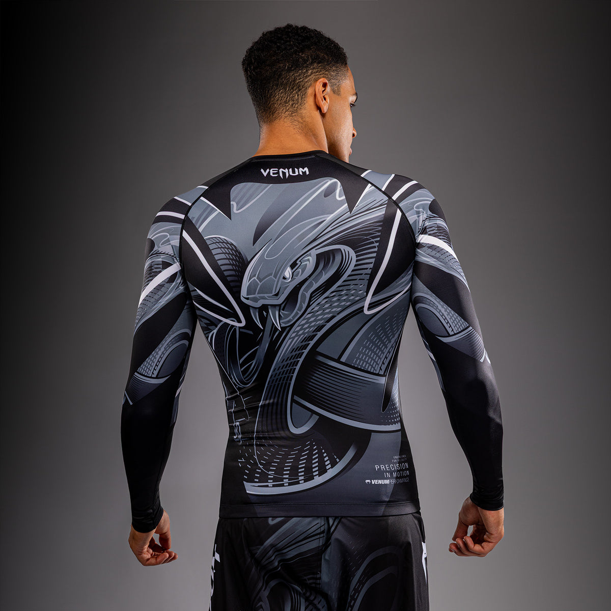 Venum Crimson Viper 2.0 Langarm-Rashguard - Schwarz/Grau