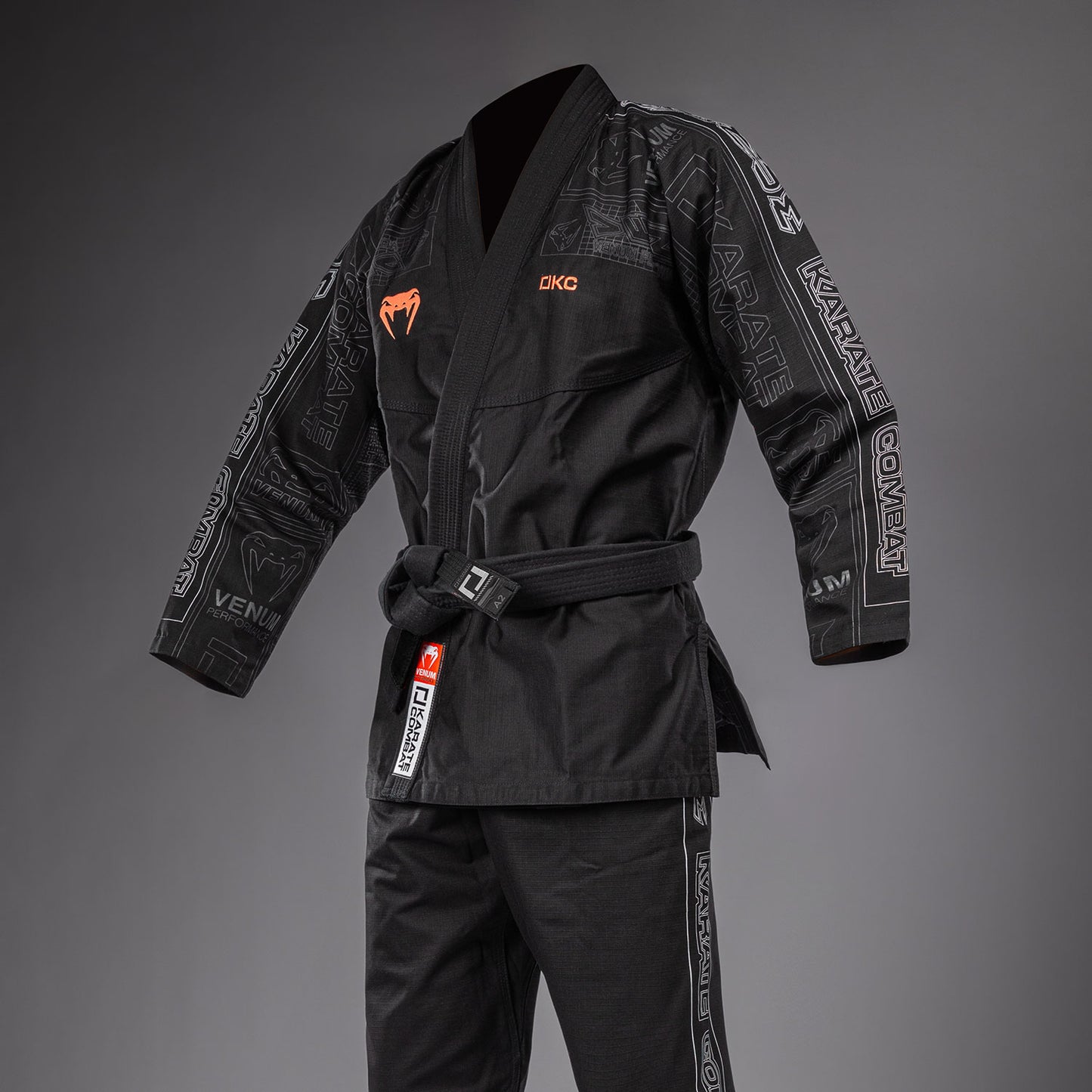 Karate Combat by Venum BJJ Gi – Schwarz/Grau