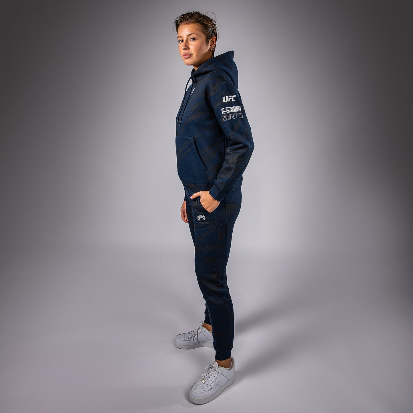 UFC Fusion by Venum Fight Week Damen Pullover Hoodie - Ozeanisches Blau