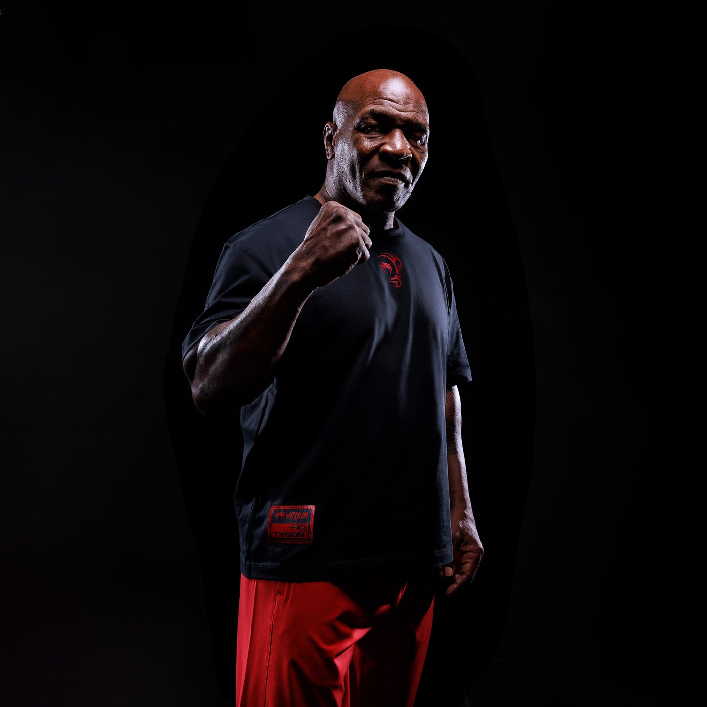 Venum x Mike Tyson Tiger T-Shirt - Tiefschwarz