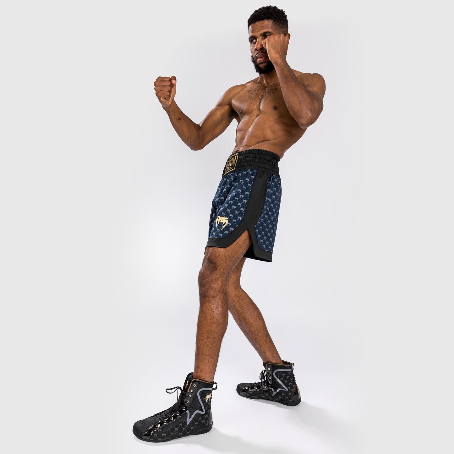 Venum Monogram Boxershorts - Schwarz/Marineblau