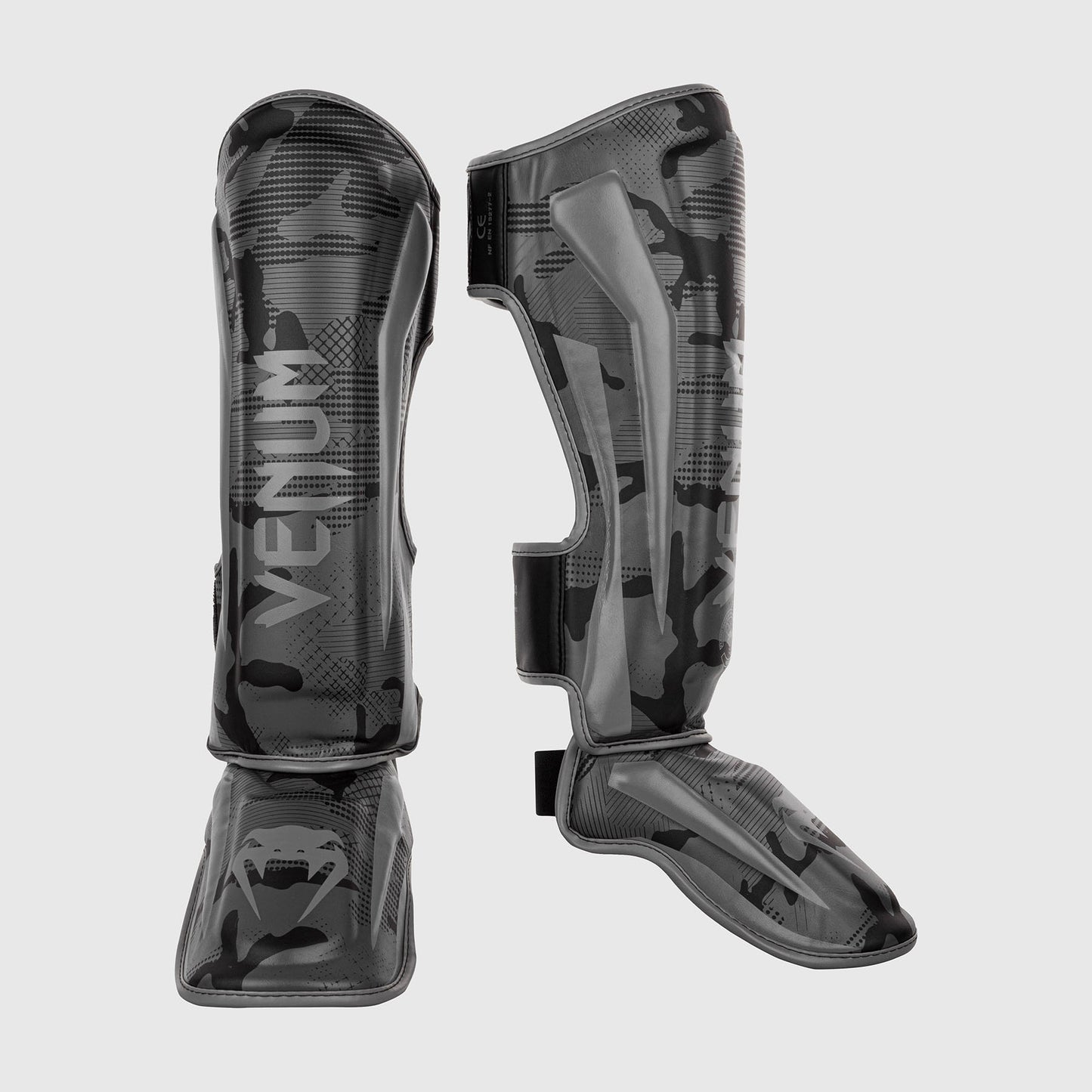 Venum Elite Schienbeinschützer - Camo Schwarz