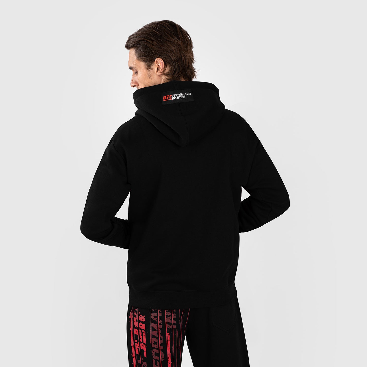 UFC Venum Performance Institute 2.0 Hoodie für Männer - Schwarz/Rot