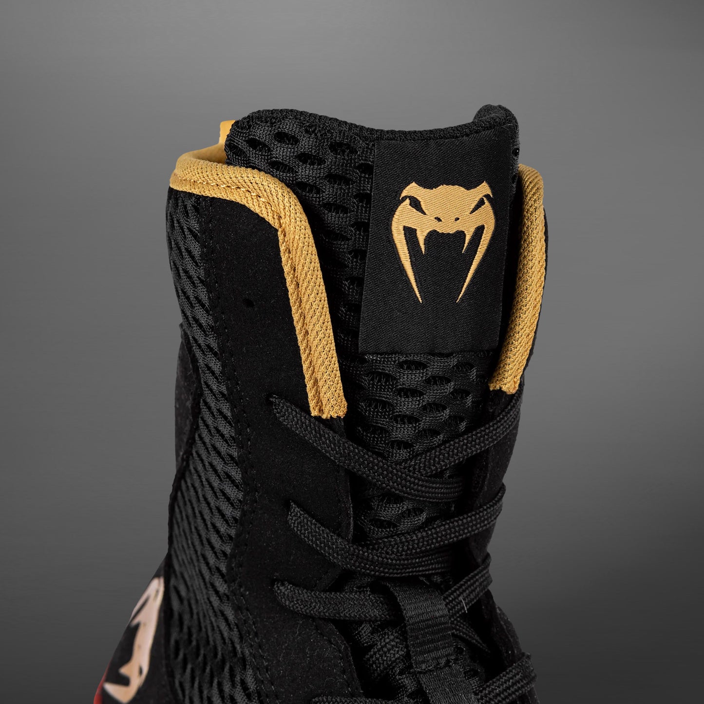 Venum Contender Boxing Schuhe - Schwarz/Gold/Rot