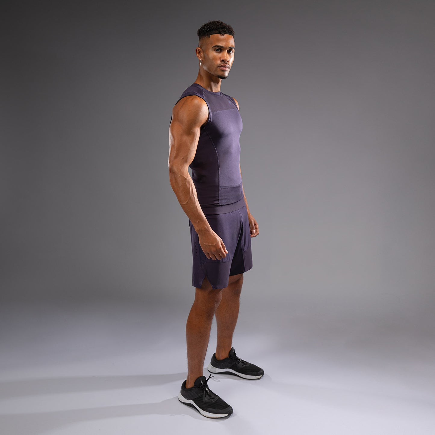 Venum G-Fit Air Herren Ärmelloses Rashguard - Tiefpurpur