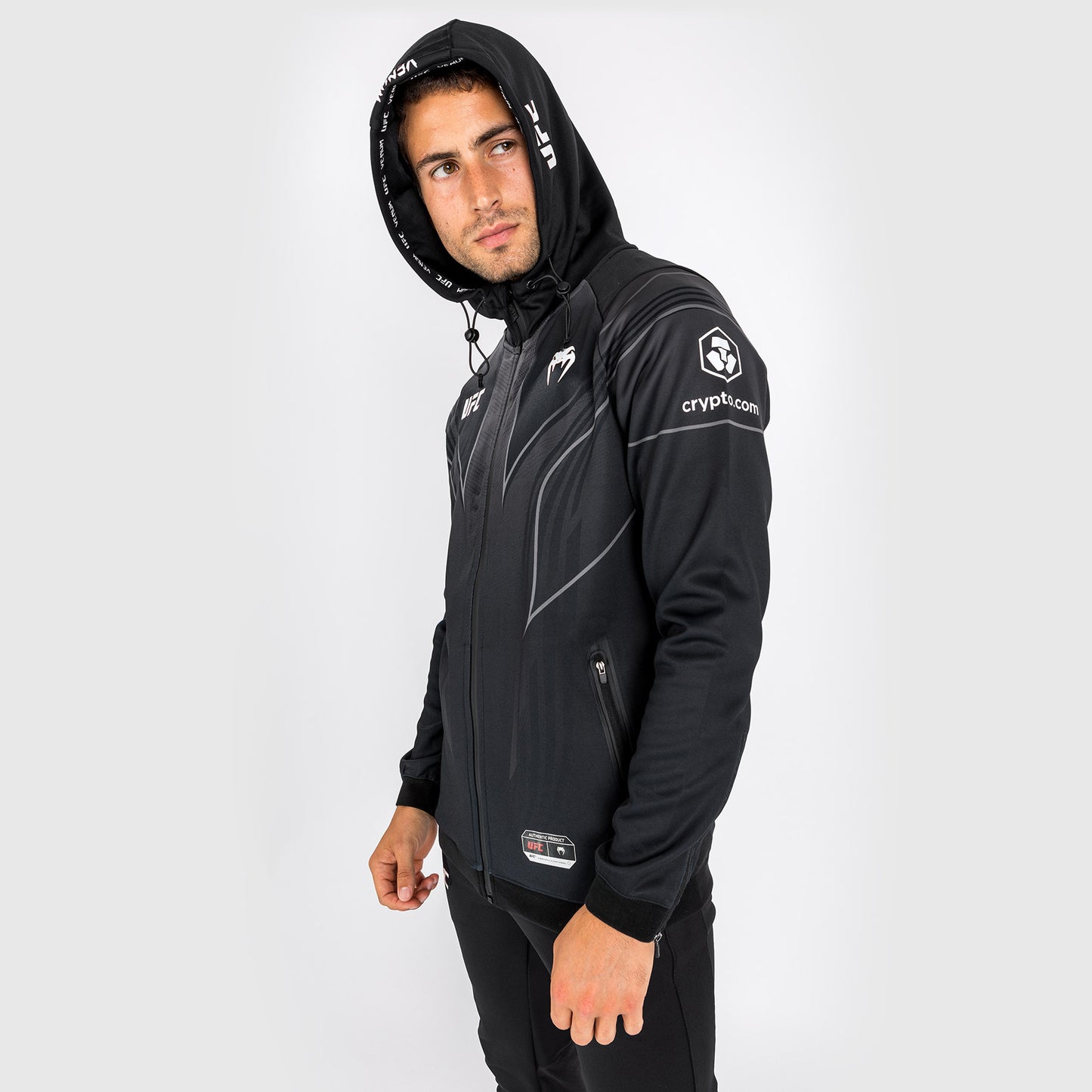 UFC Venum Authentic Fight Night 2.0 Männer Walkout Hoodie - schwarz