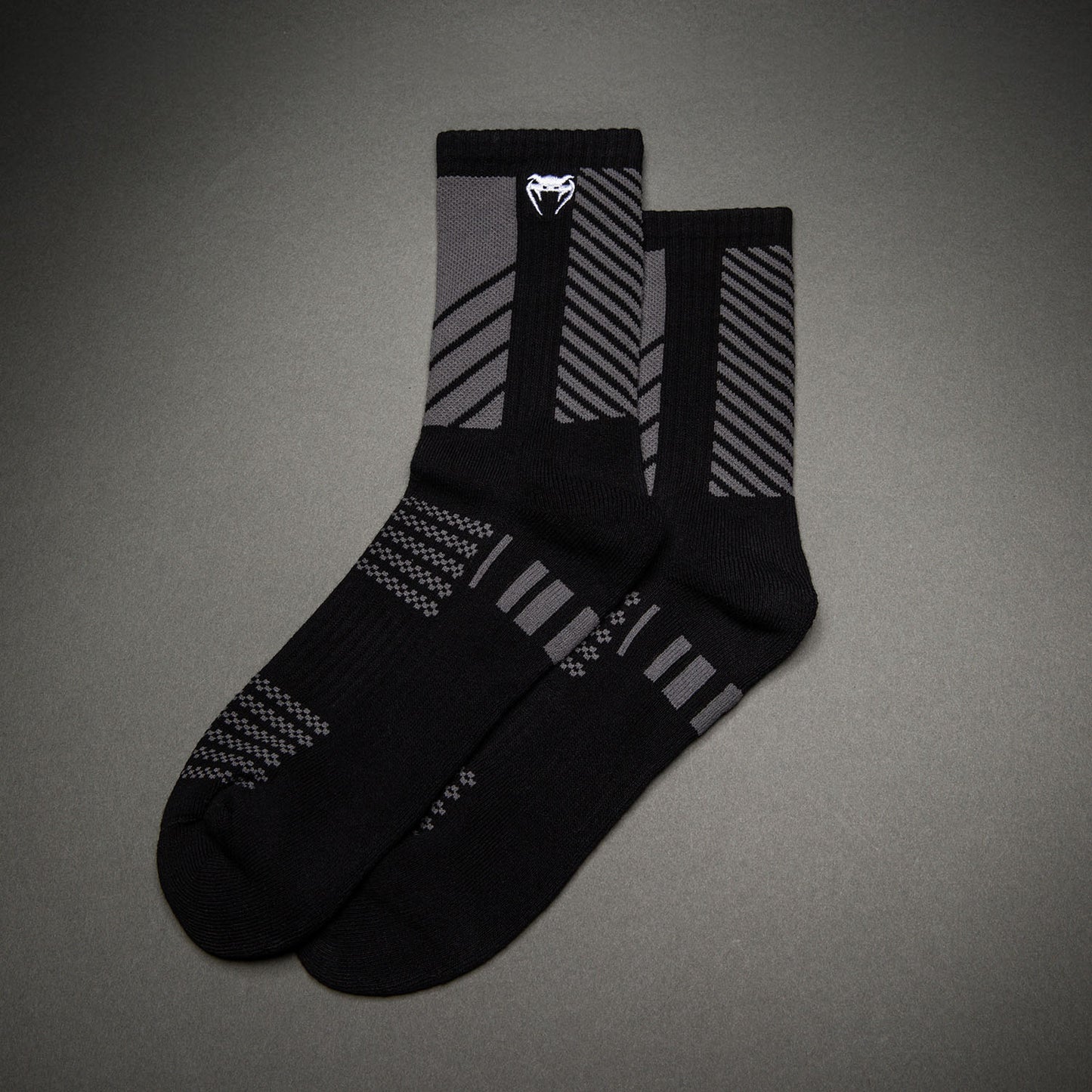 Venum Vector Crew-Socken - Schwarz/Grau