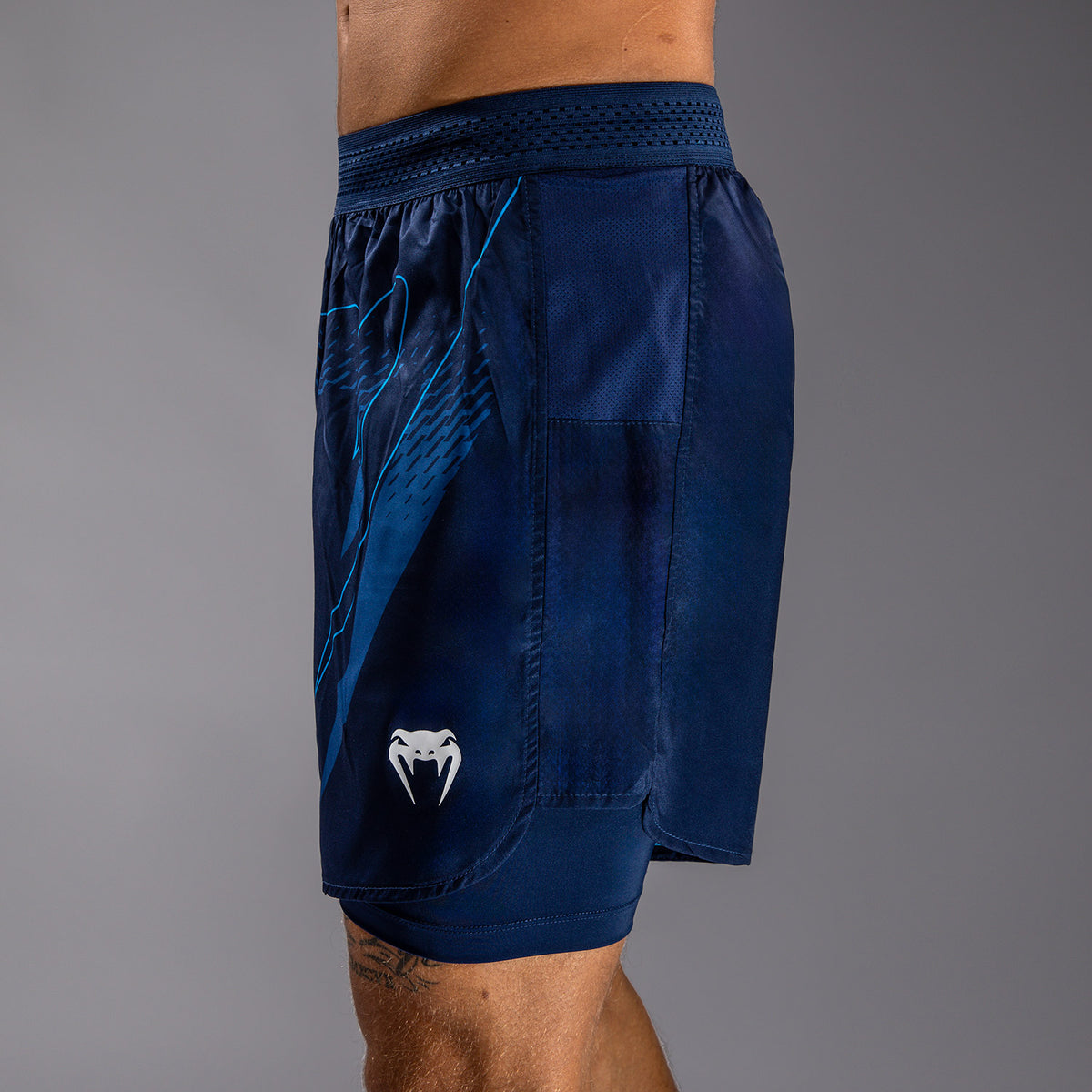 Venum x Top Rank Original Herren Trainingsshorts - Marineblau
