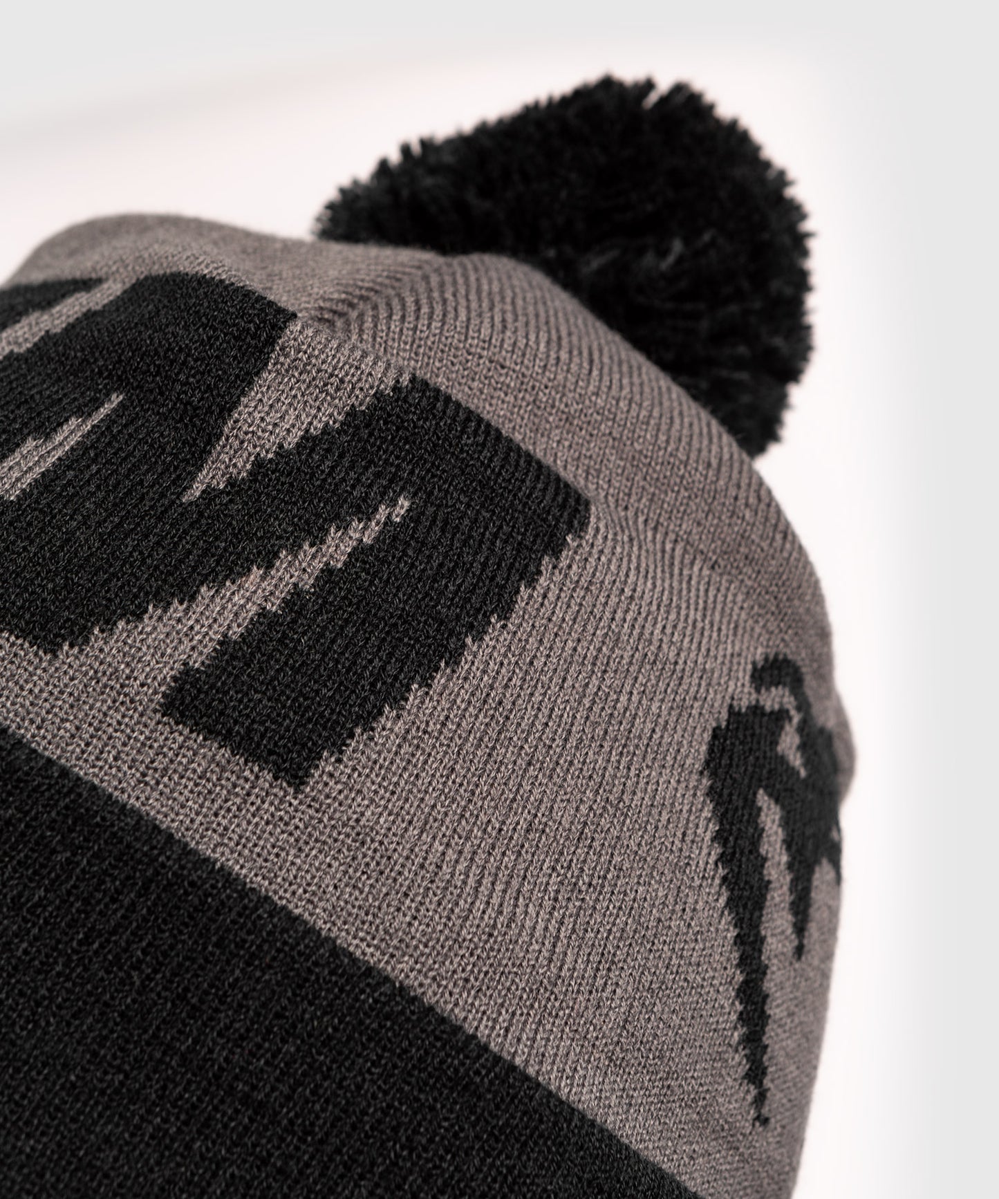 Venum Elite Beanie mit Pompon - Grau/Schwarz