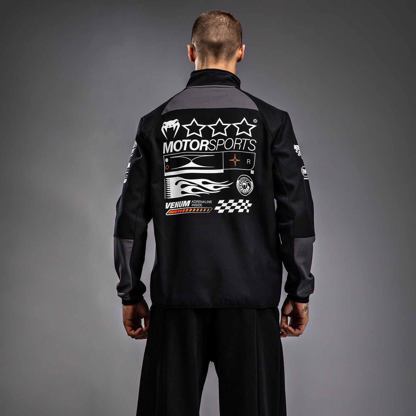 Venum Motorsport Softshell-Jacke - Tiefschwarz