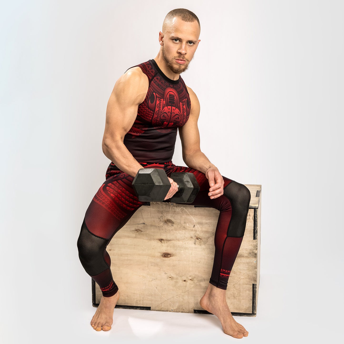 Venum Nakahi Compression Tank Top – Schwarz/Rot