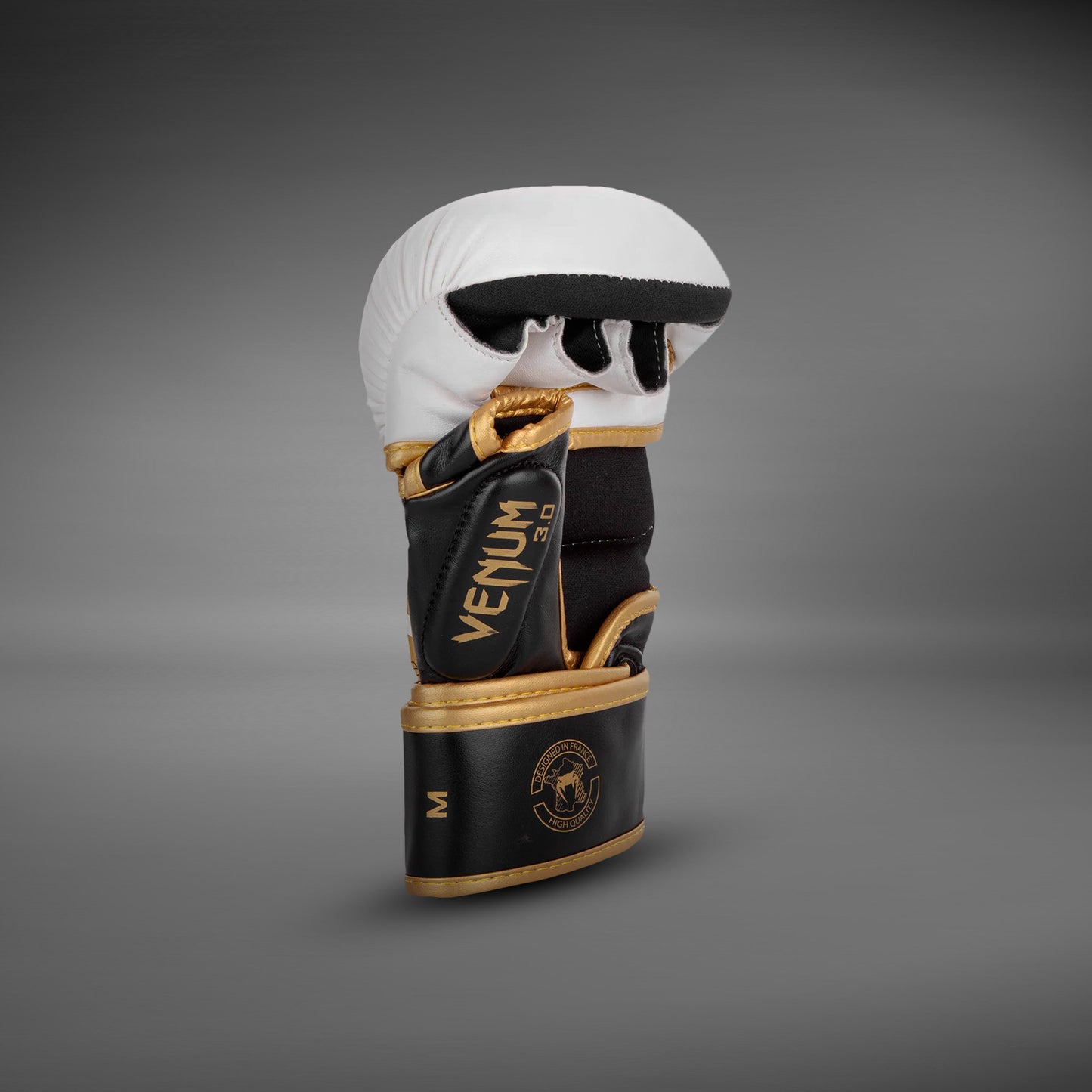 Venum Challenger 3.0 MMA Handschue Sparring - Weiß/Schwarz/Gold