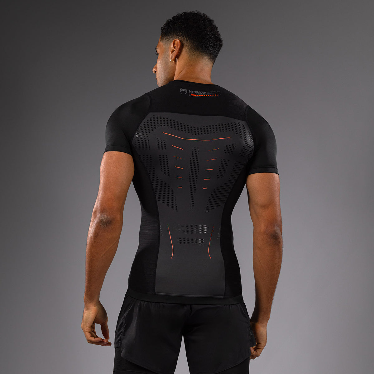 Venum Technical 3.0 Kurzarm Rashguard - Graphit