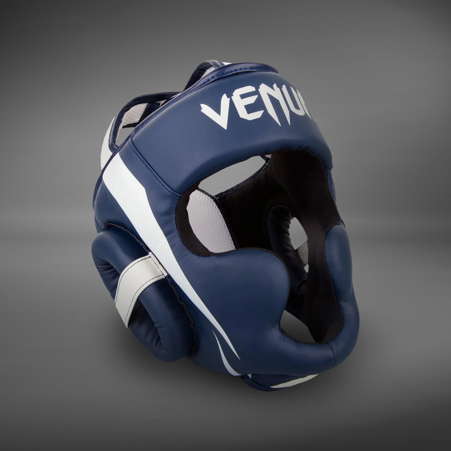 Venum Elite Kopfschutz-Weiß/Marineblau