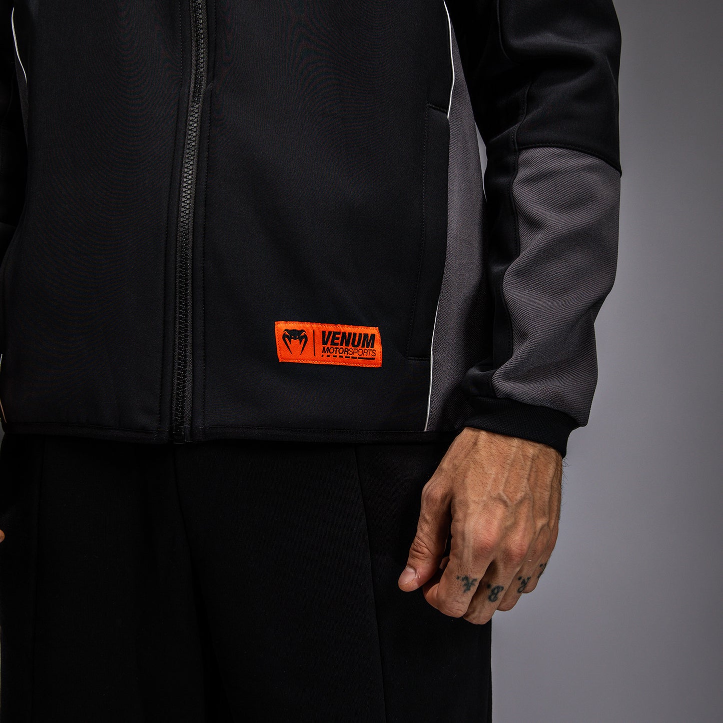 Venum Motorsport Softshell-Jacke - Tiefschwarz