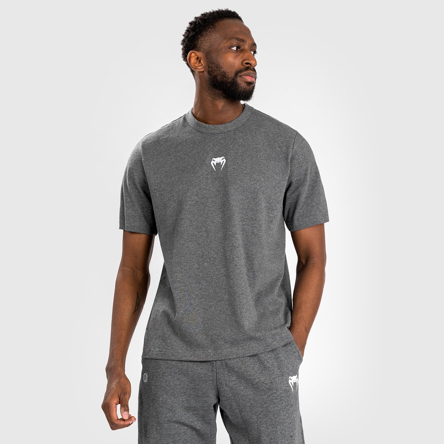 Venum Vortex XL Herren T-Shirt - Dunkelgrau Meliert