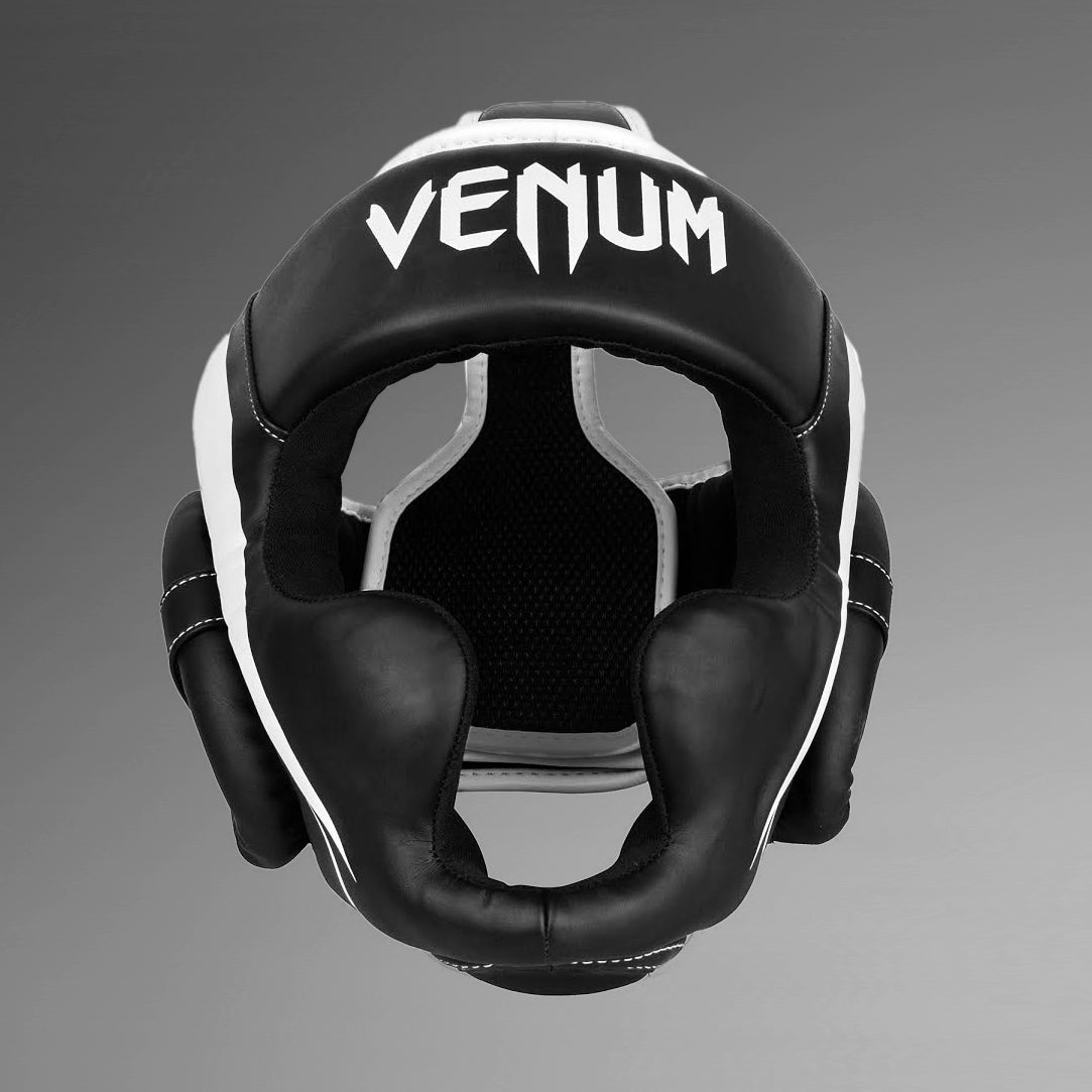 Venum Elite Kopfschutz- Schwarz/Weiß