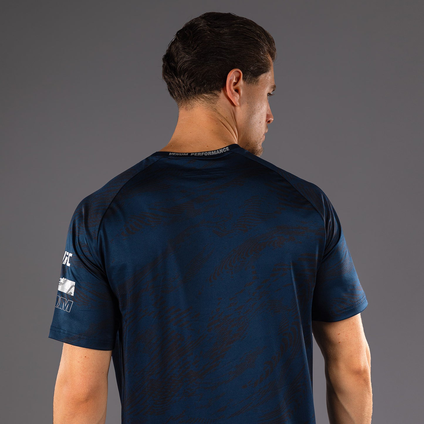 UFC Fusion by Venum Fight Week Herren Dry-Tech T-Shirt - Ozeanisches Blau