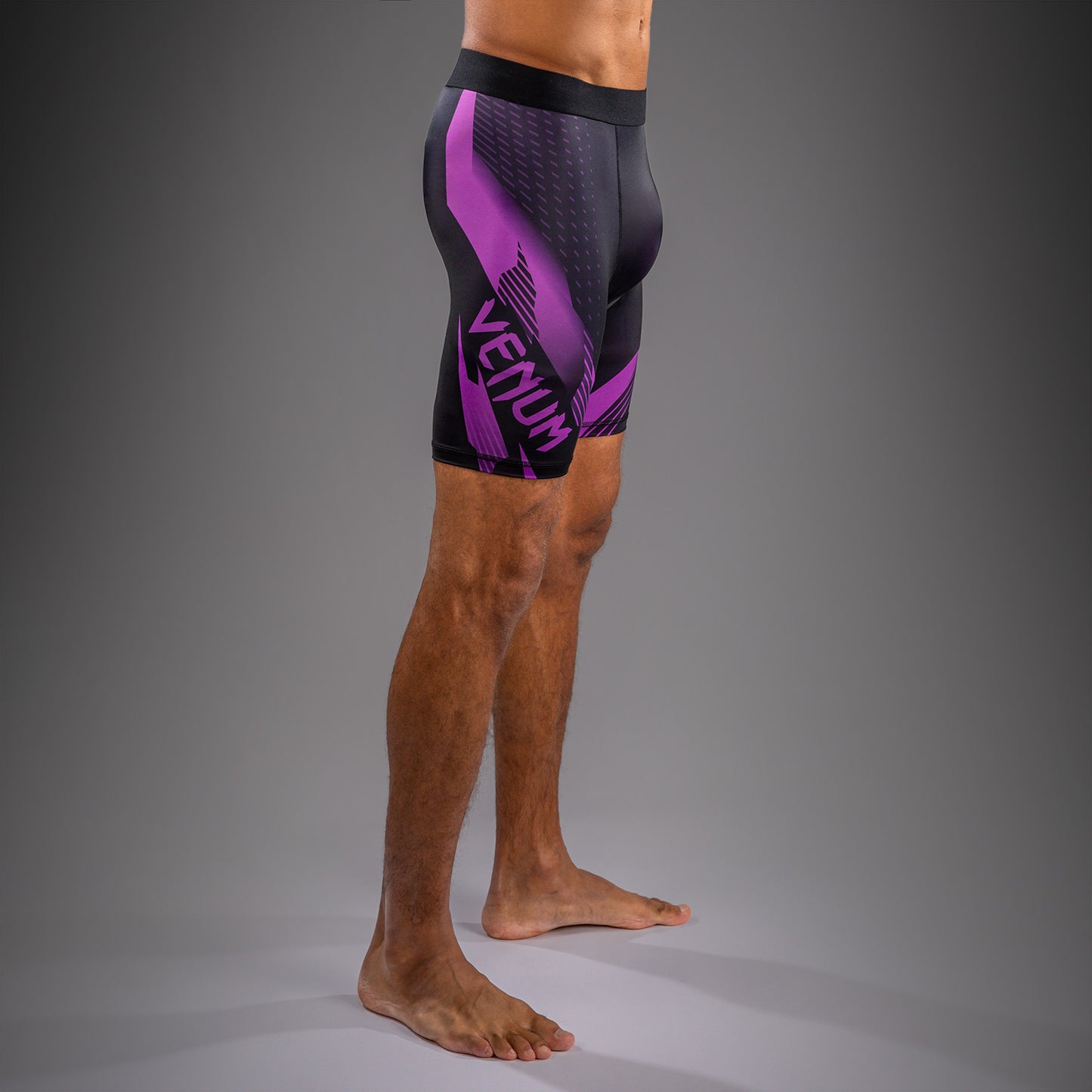 Venum No-Gi 6.0 Kompressionsshort - Schwarz/Lila