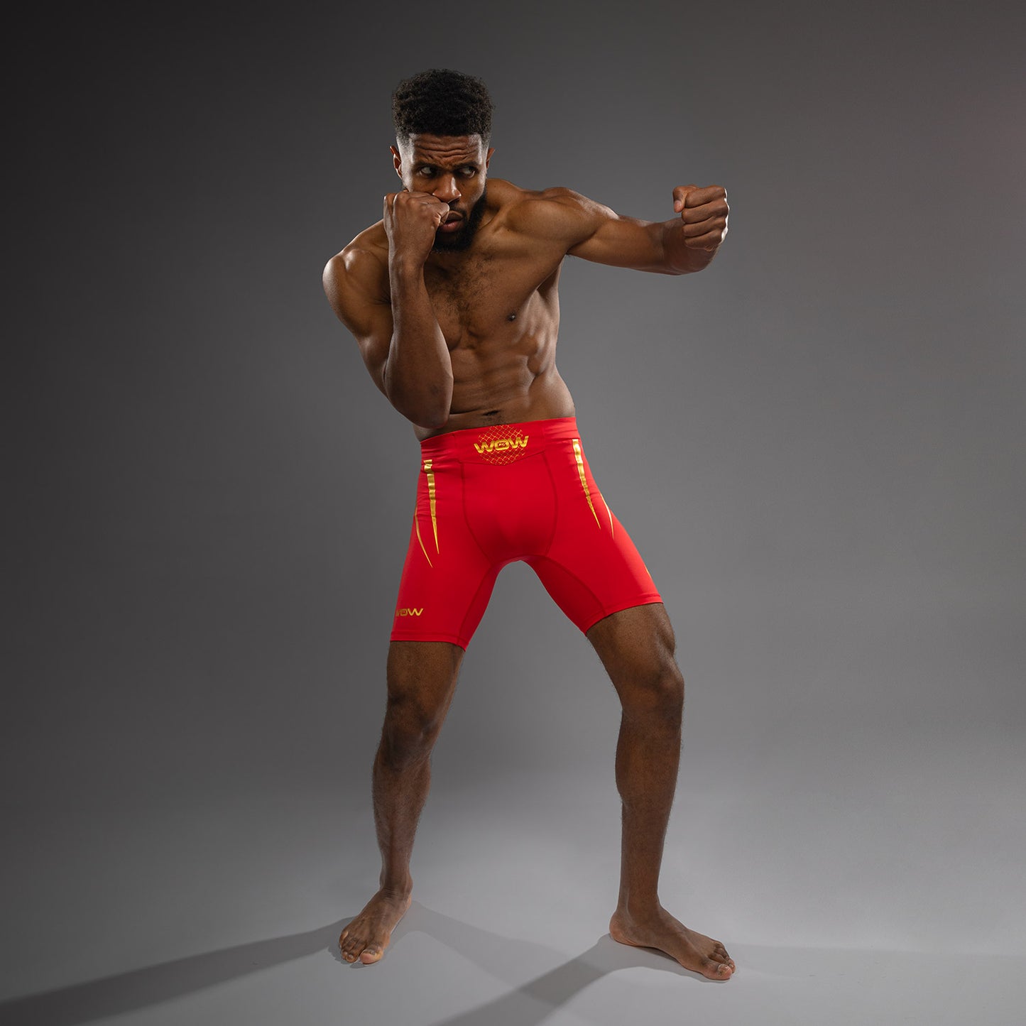 Venum x WOW FC Herren Vale Tudo Shorts - Fury Red/ Gold