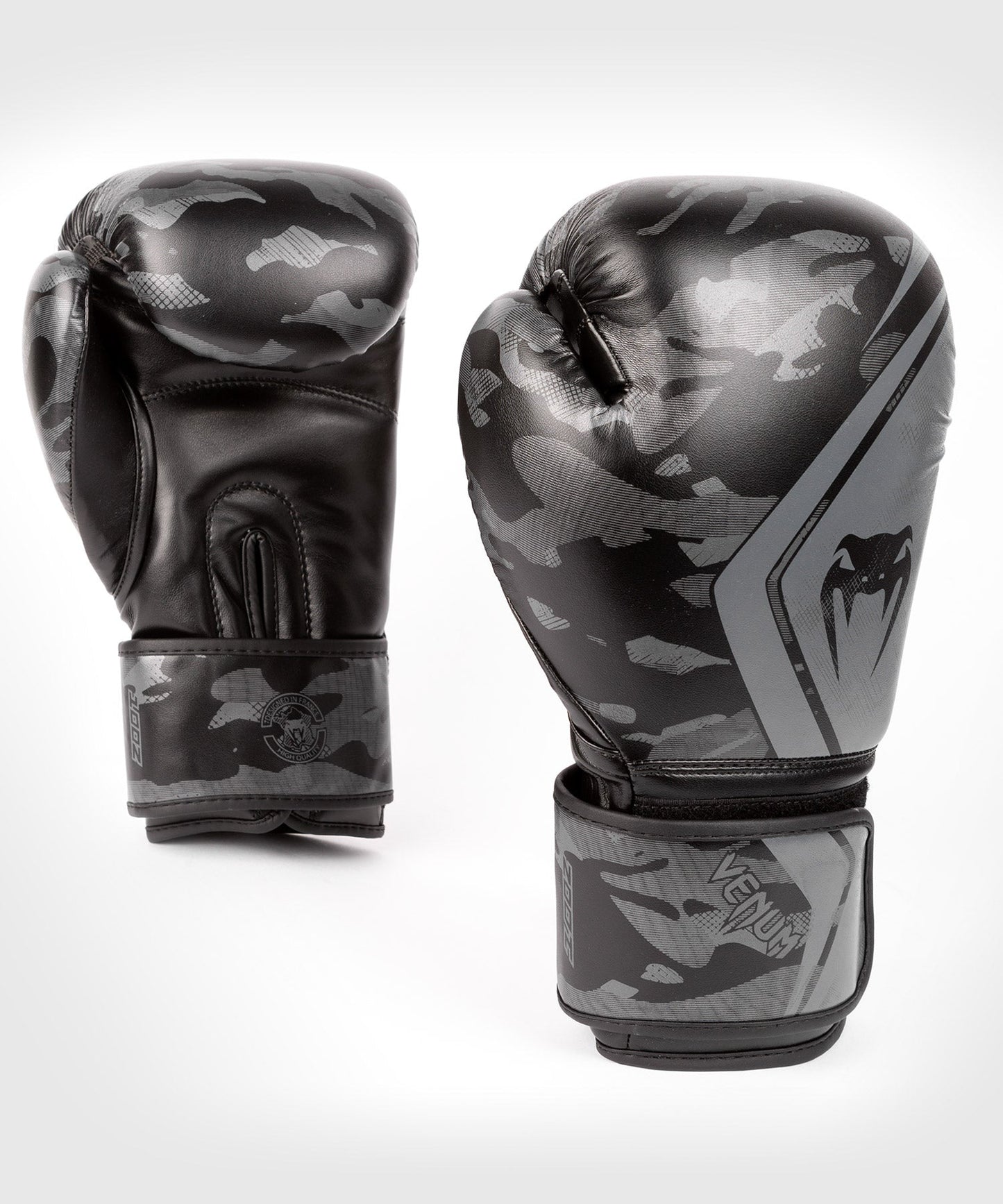 Boxhandschuhe Contender 2.0 Venum defender - Schwarz/Schwarz