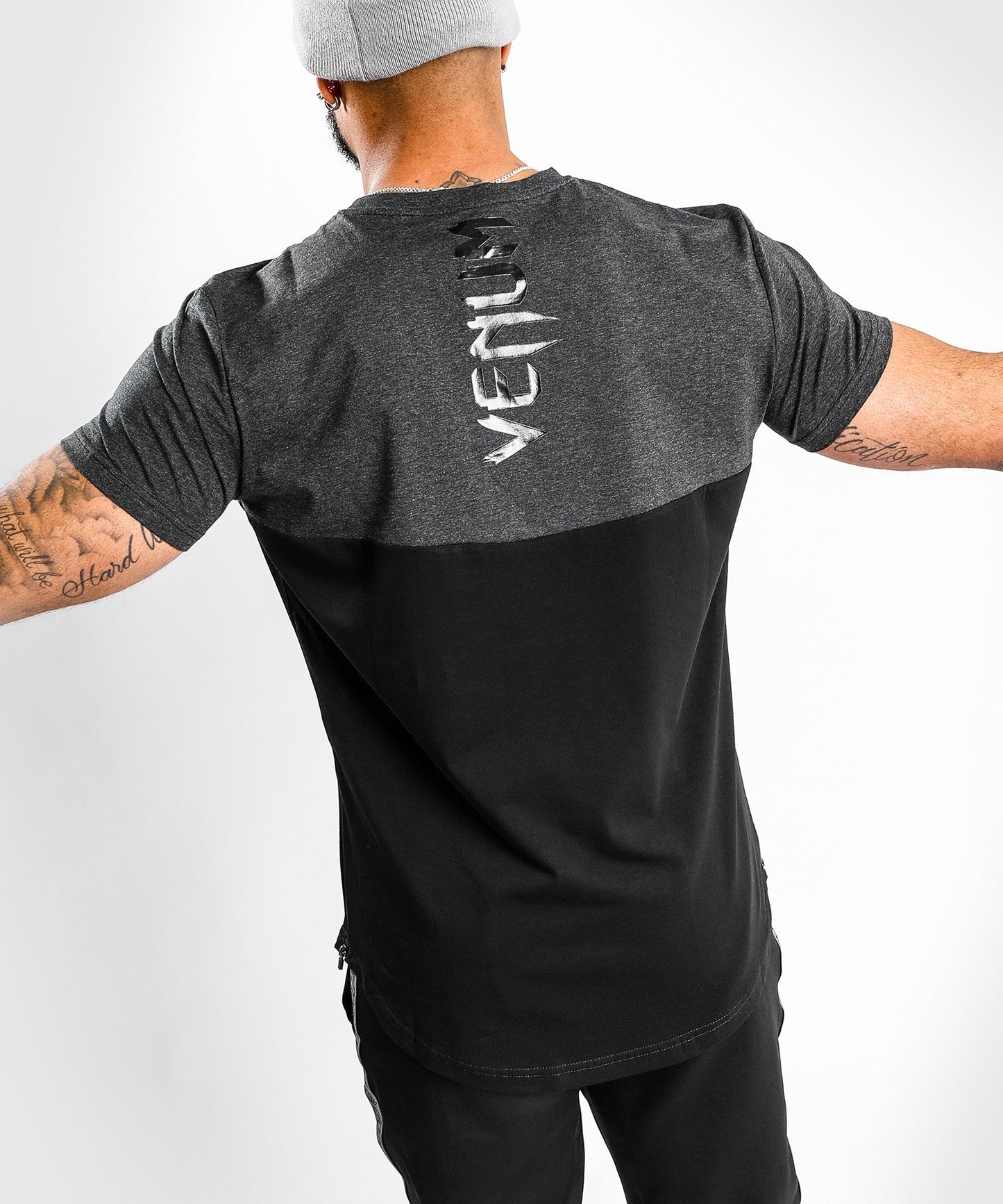 Venum Laser T-Shirt - Schwarz/Wettergrau
