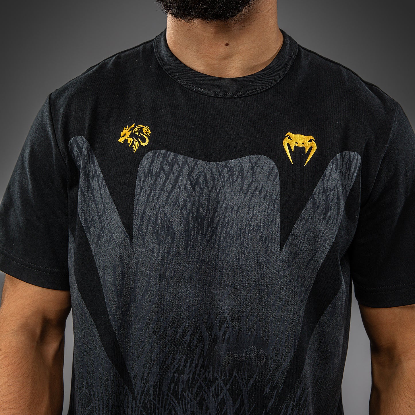 Venum x Chimaev T-Shirt - Schwarz/Grau