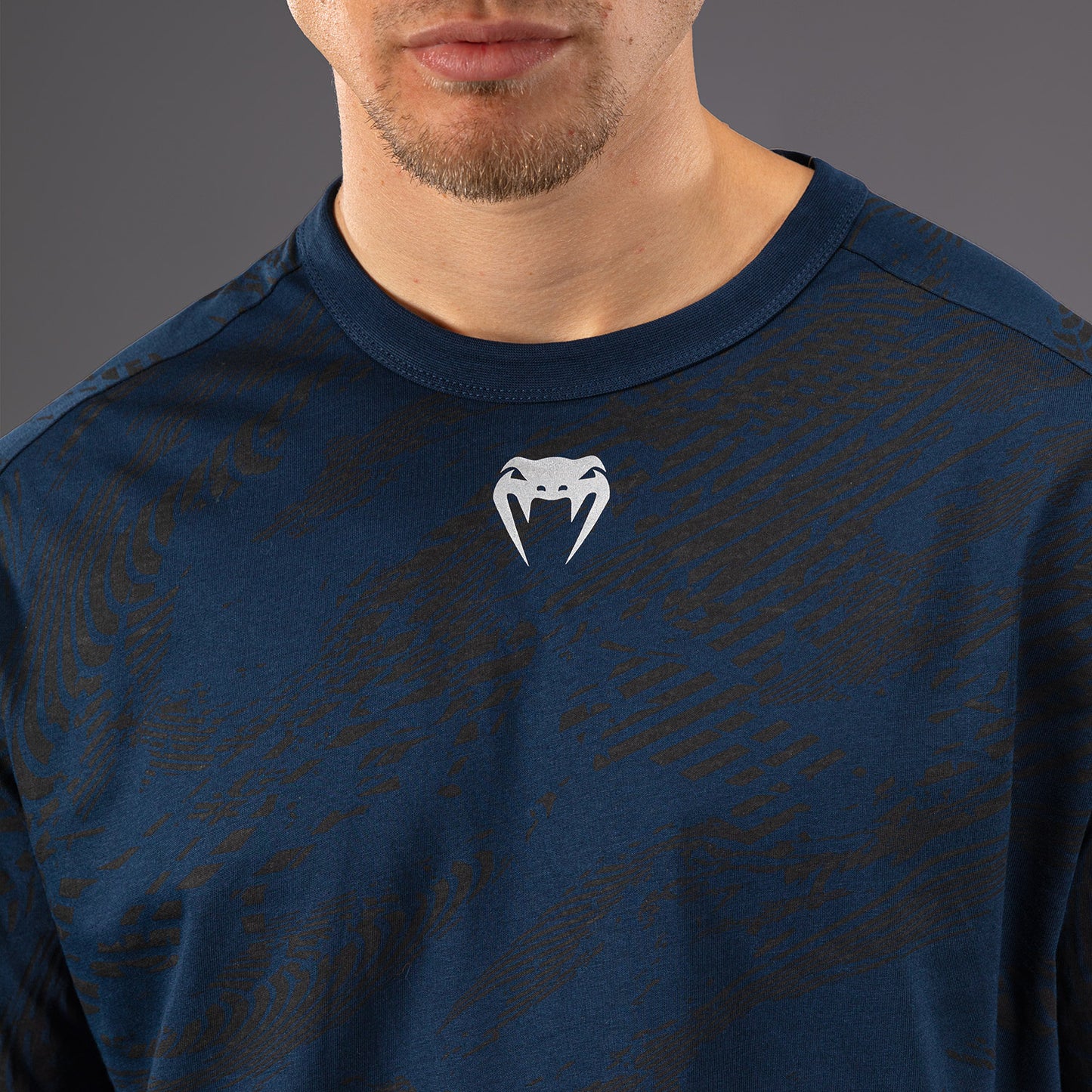 UFC Fusion by Venum Fight Week Herren Langarm T-Shirt - Ozeanisches Blau