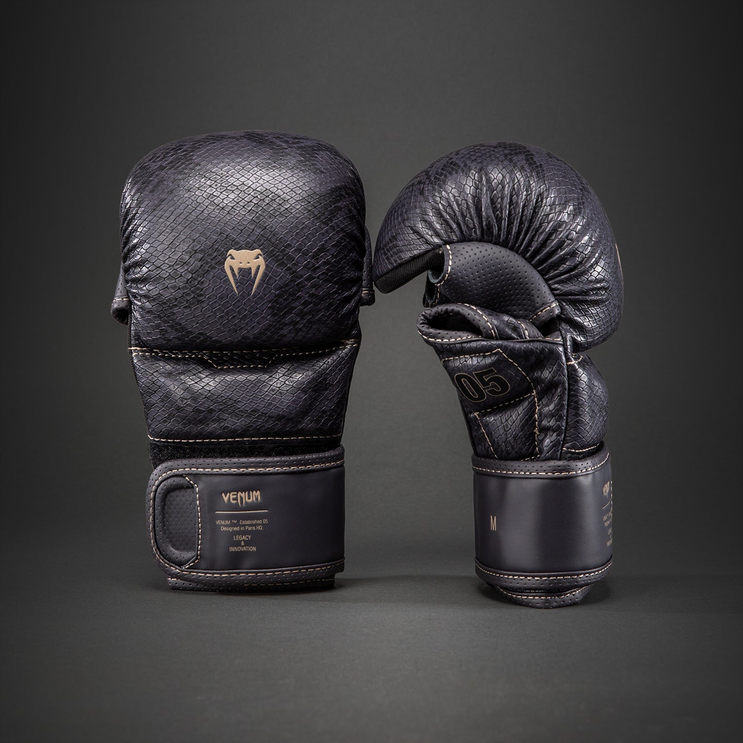 Venum x Chimaev MMA-Sparring-Handschuhe - Schwarz/Gold