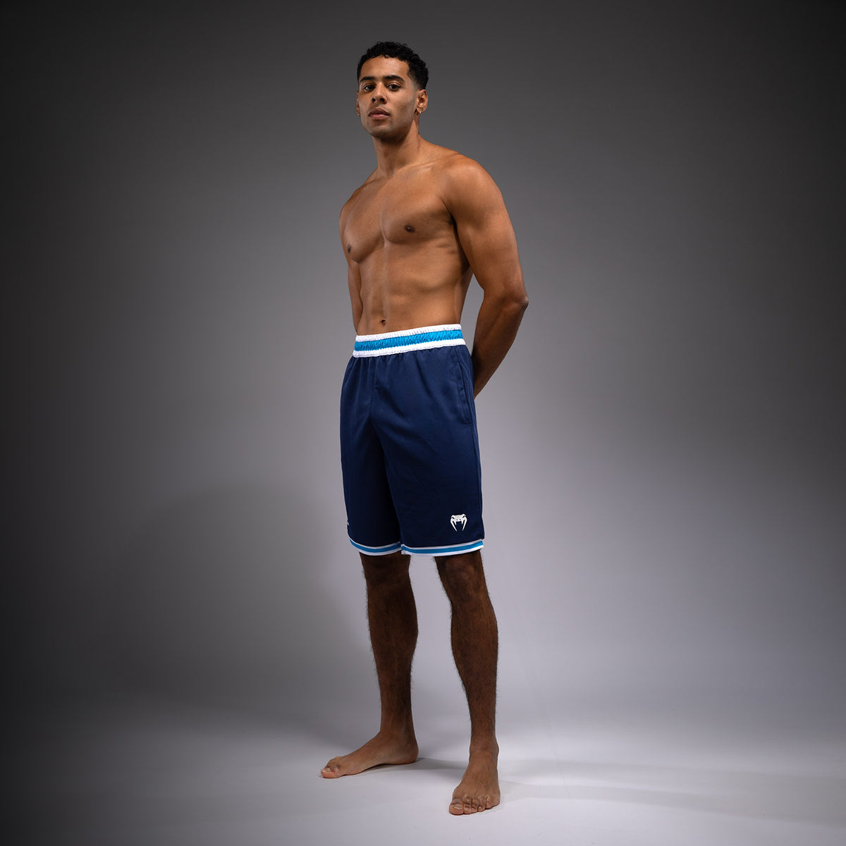 Venum x Top Rank Original Herren Basketballshorts - Marineblau