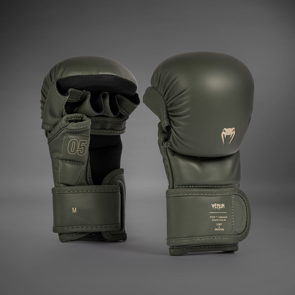 Venum Impact Evo MMA-Sparringhandschuhe - Militärgrün