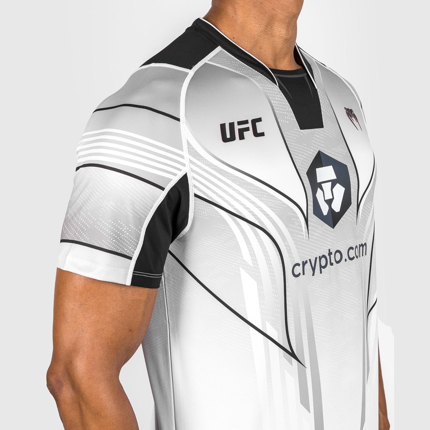 UFC Venum personalisierte authentische Fight Night 2.0 Männer Walkout Jersey - weiß