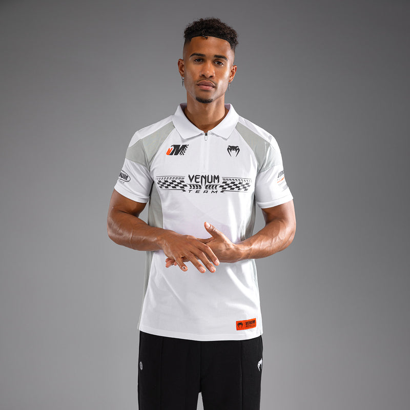 Venum Motorsports Baumwoll-Polo - Schneeweiß