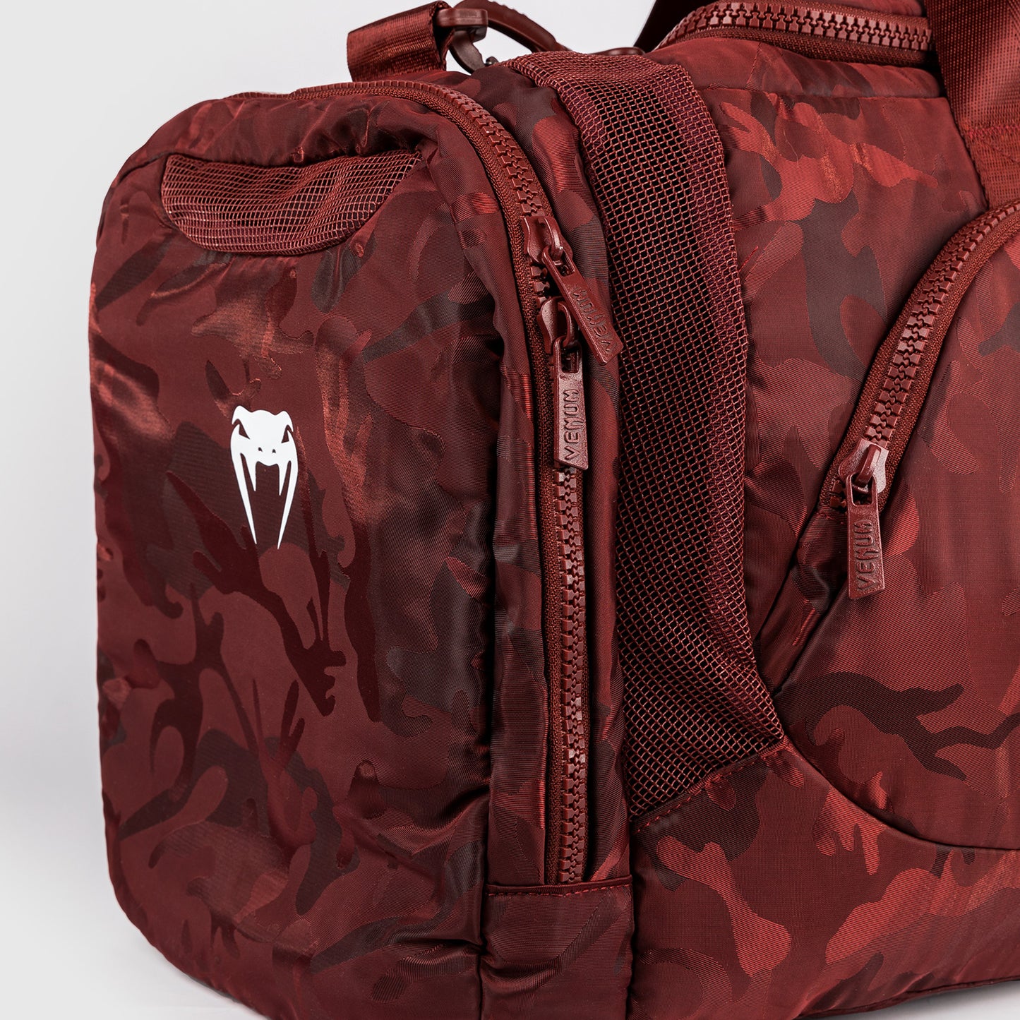Venum Trainer Lite Sports Bags - Camo/Burgundy