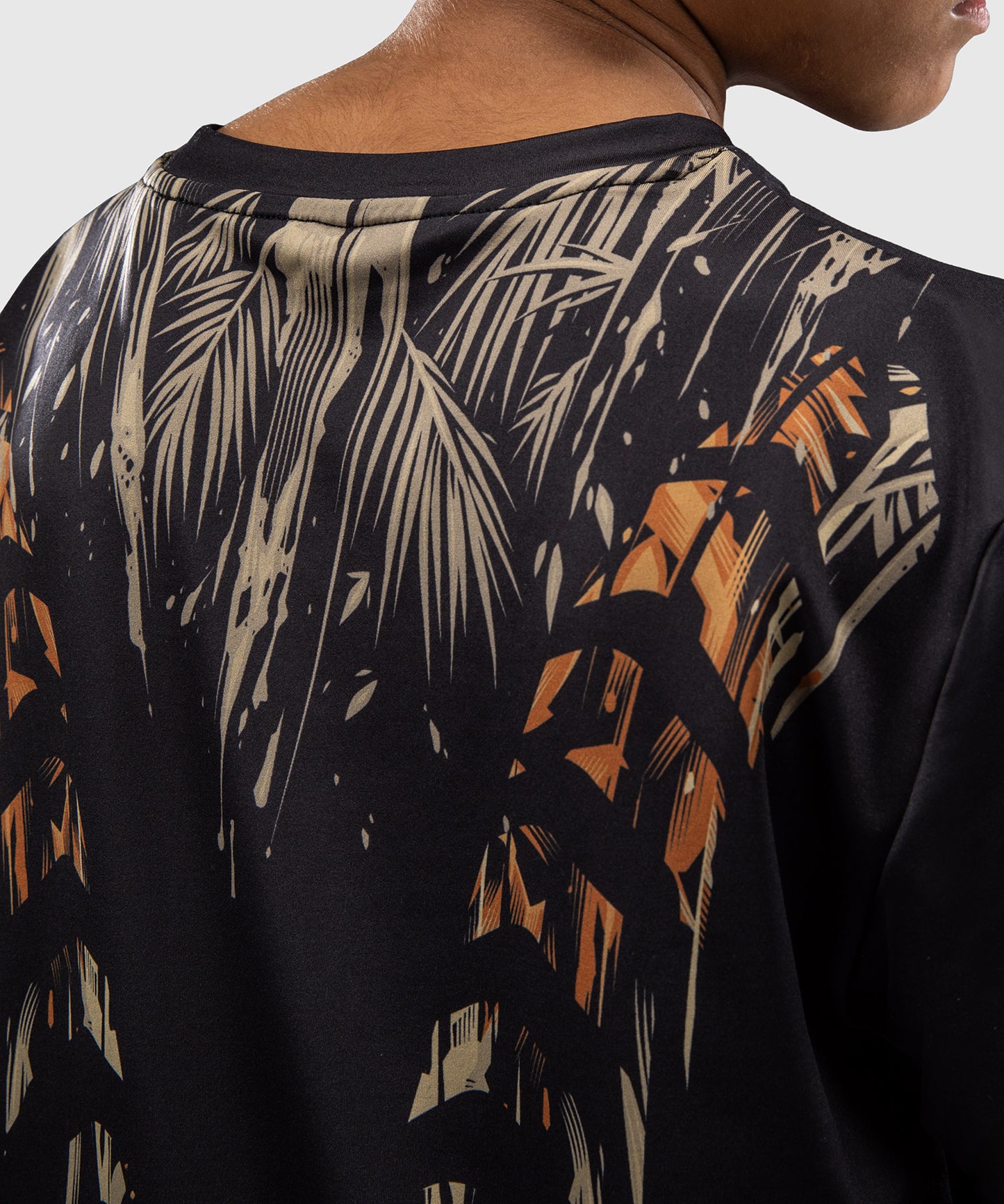 Venum Tiger Kinder Dry Tech T-Shirt - Schwarz/Neon Orange