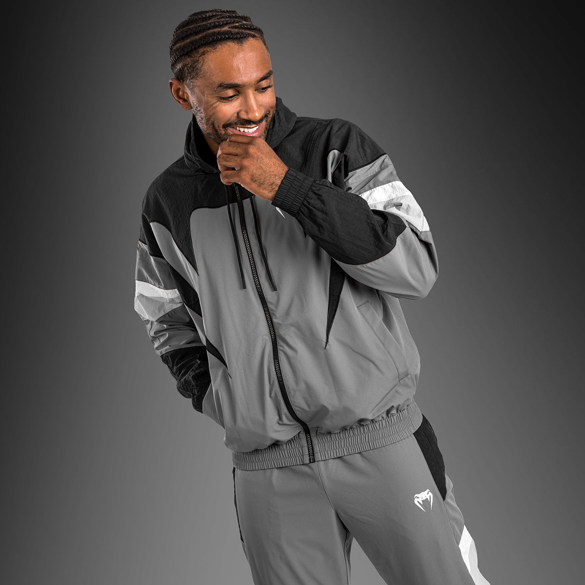 Venum Attack 90 Trainingsanzug Jacke - Grau
