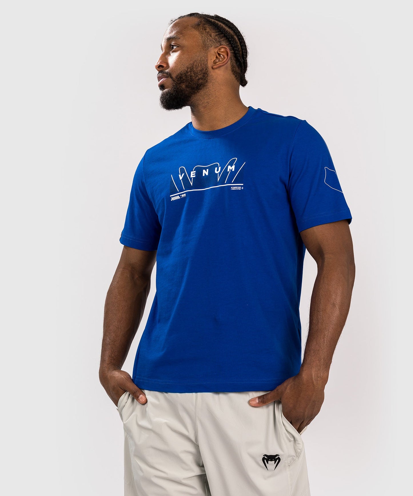 Venum Snake Print T-Shirt - Blu Royale